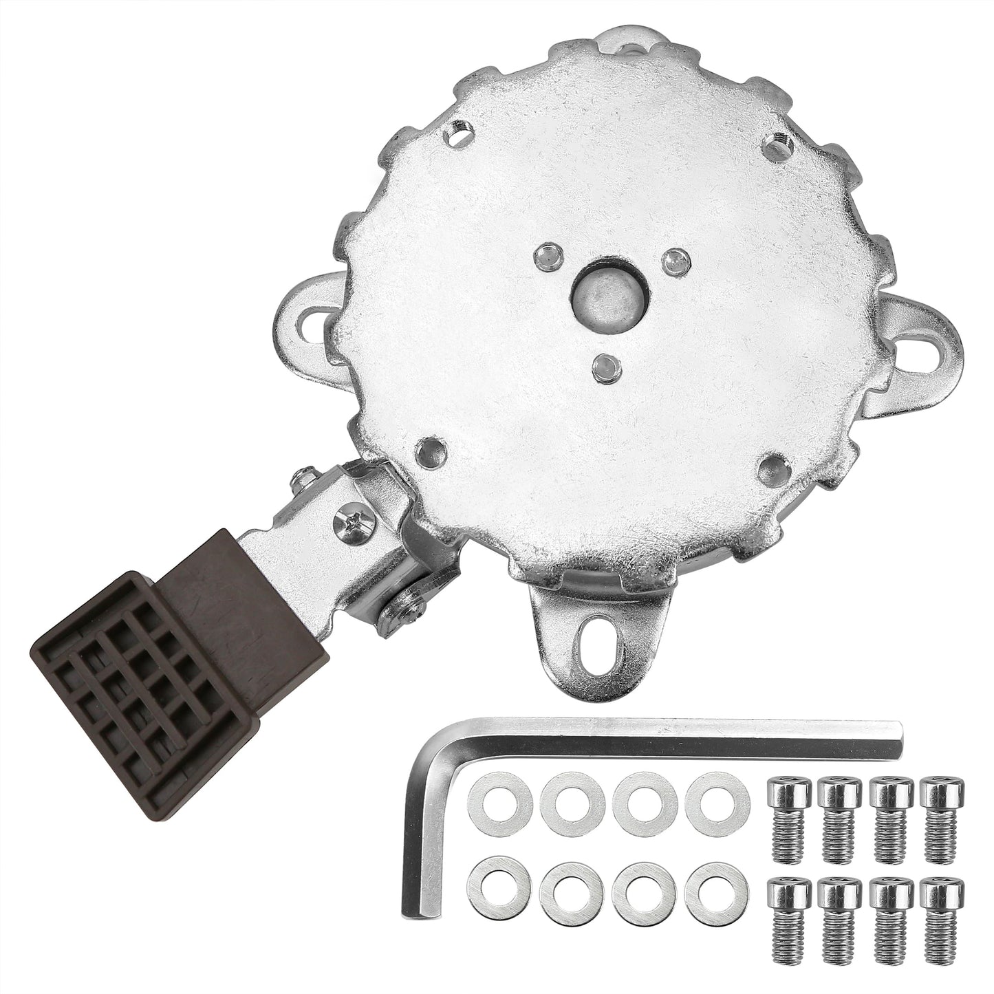 Patio Beach Umbrella Accessories Replacement Parts, Stable Multifunction Spare Parasol Stand Floor Mount, Umbrella Rotation Swivel Base Part for Balcony Camping Backyard Picnic Garden Fishing Barbecue