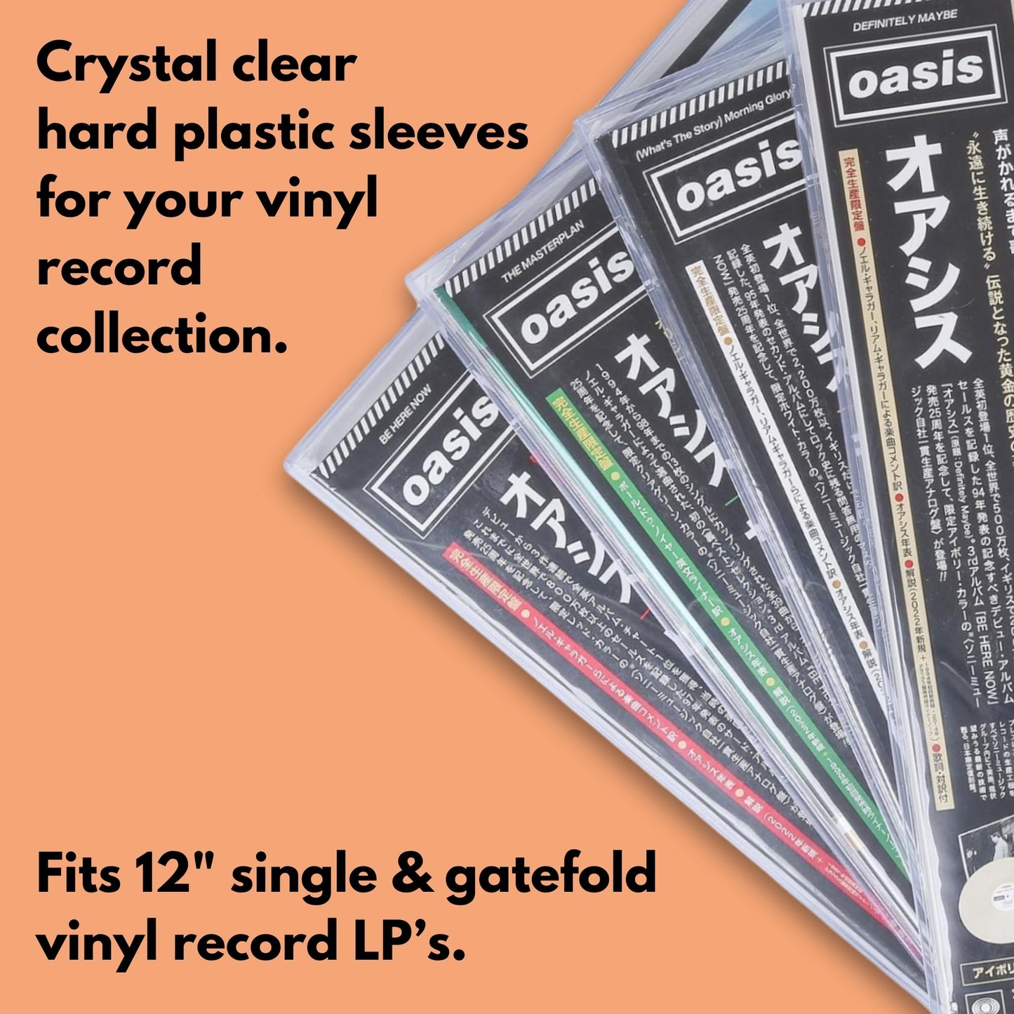 12-Inch Vinyl Record Toploader - Hard Vinyl Record Sleeves Protector - 7mm (7 Millimeters) Thickness Crystal Clear Hard Record Storage Case For Album Protection & Collection Display - 1 PACK (5 PCS)