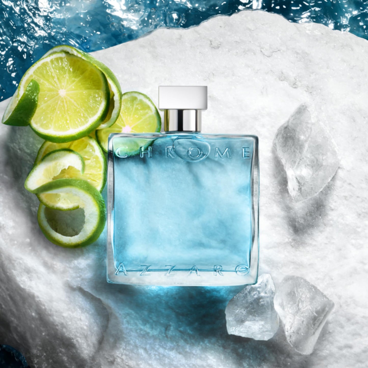 Azzaro Chrome Eau de Toilette for Men, Fresh Citrus Aquatic & Woody Fragrance