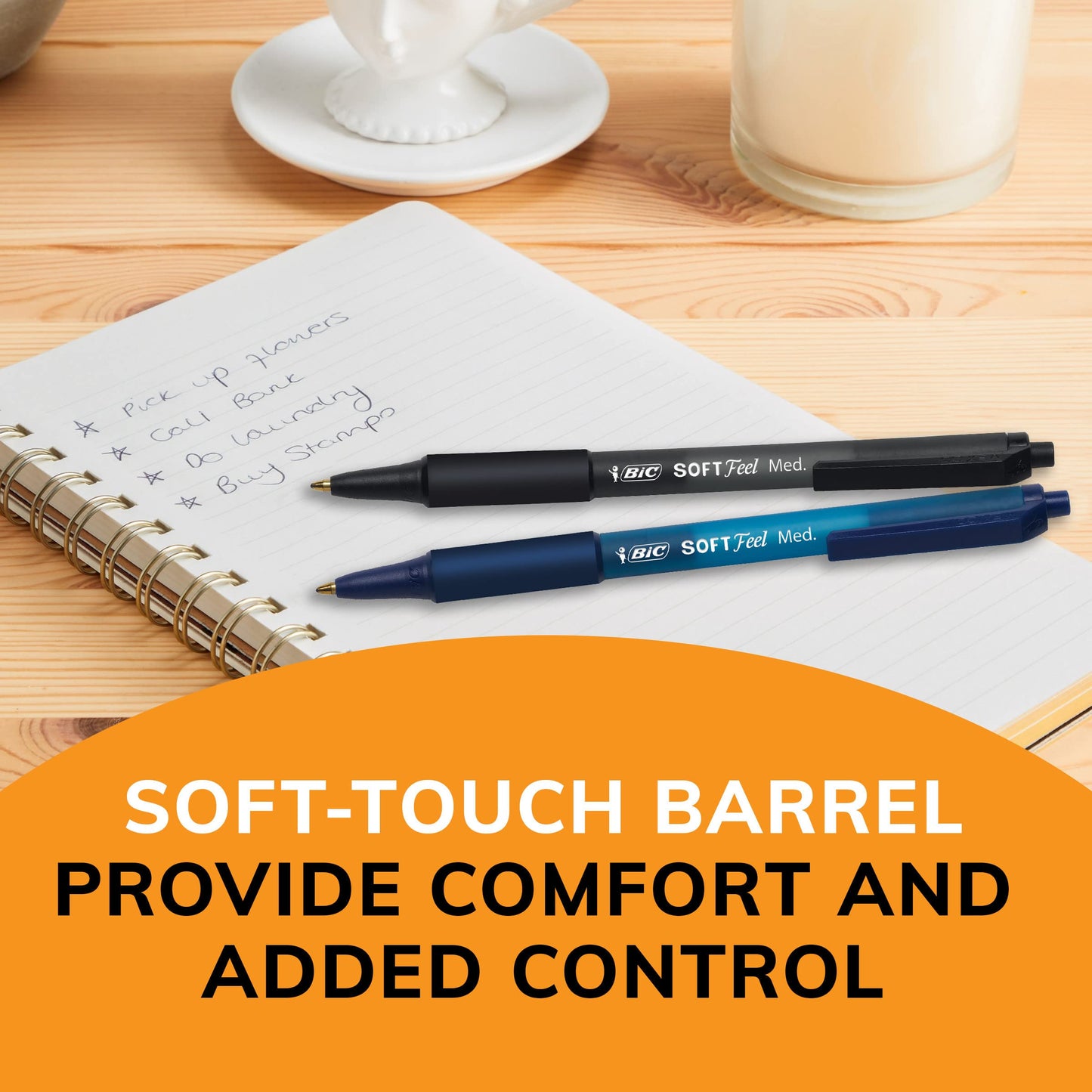 BIC Convenient Ballpoint Pen, Black (SCSM361BK)