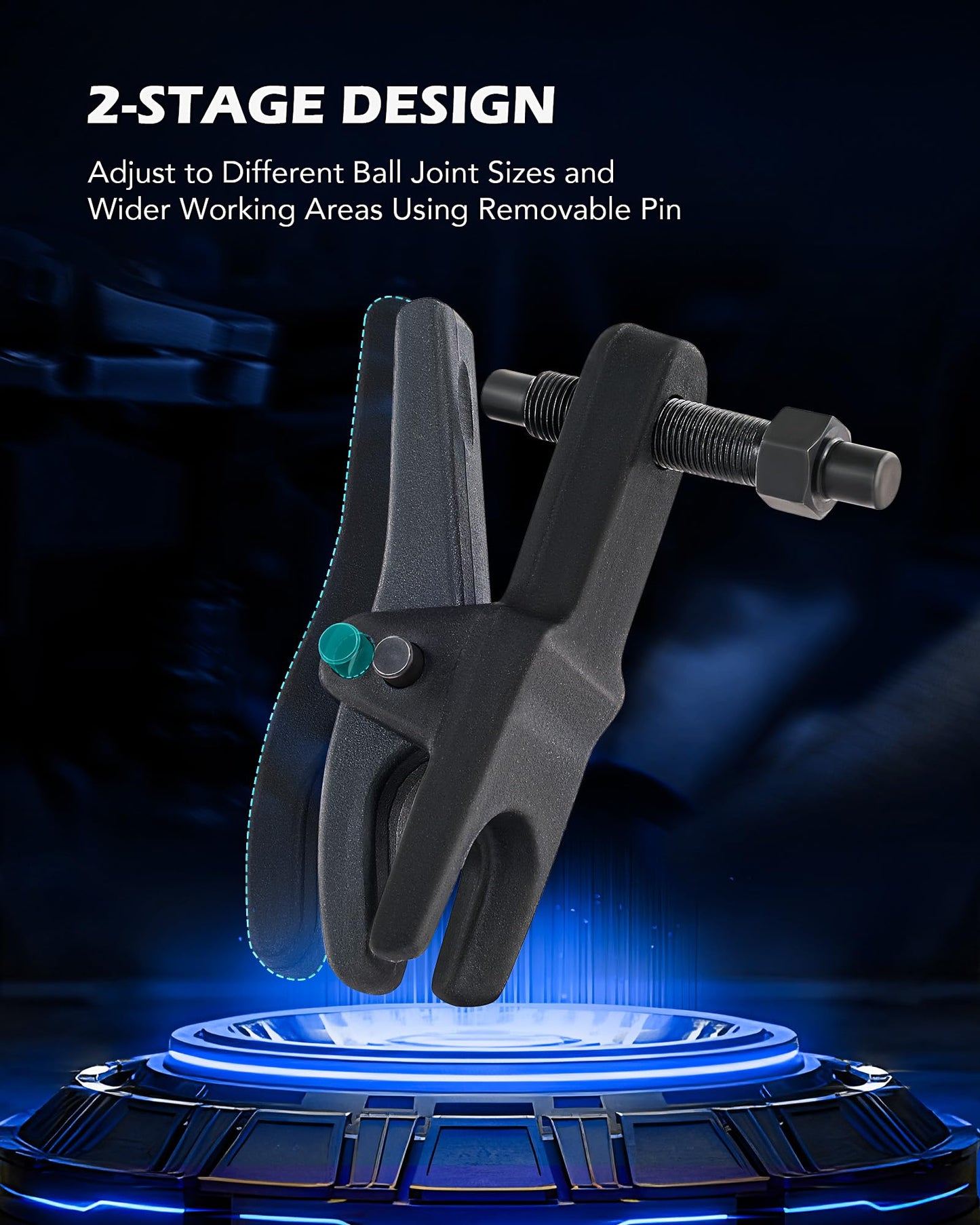 Orion Motor Tech Ball Joint Separator, 30 to 59 mm Ball Joint Removal Tool for Separating Ball Joint Support Arm Tie Rod on Car Truck ATV, Ball Joint Puller & Extractor with 1/2" Drive Socket Bolt