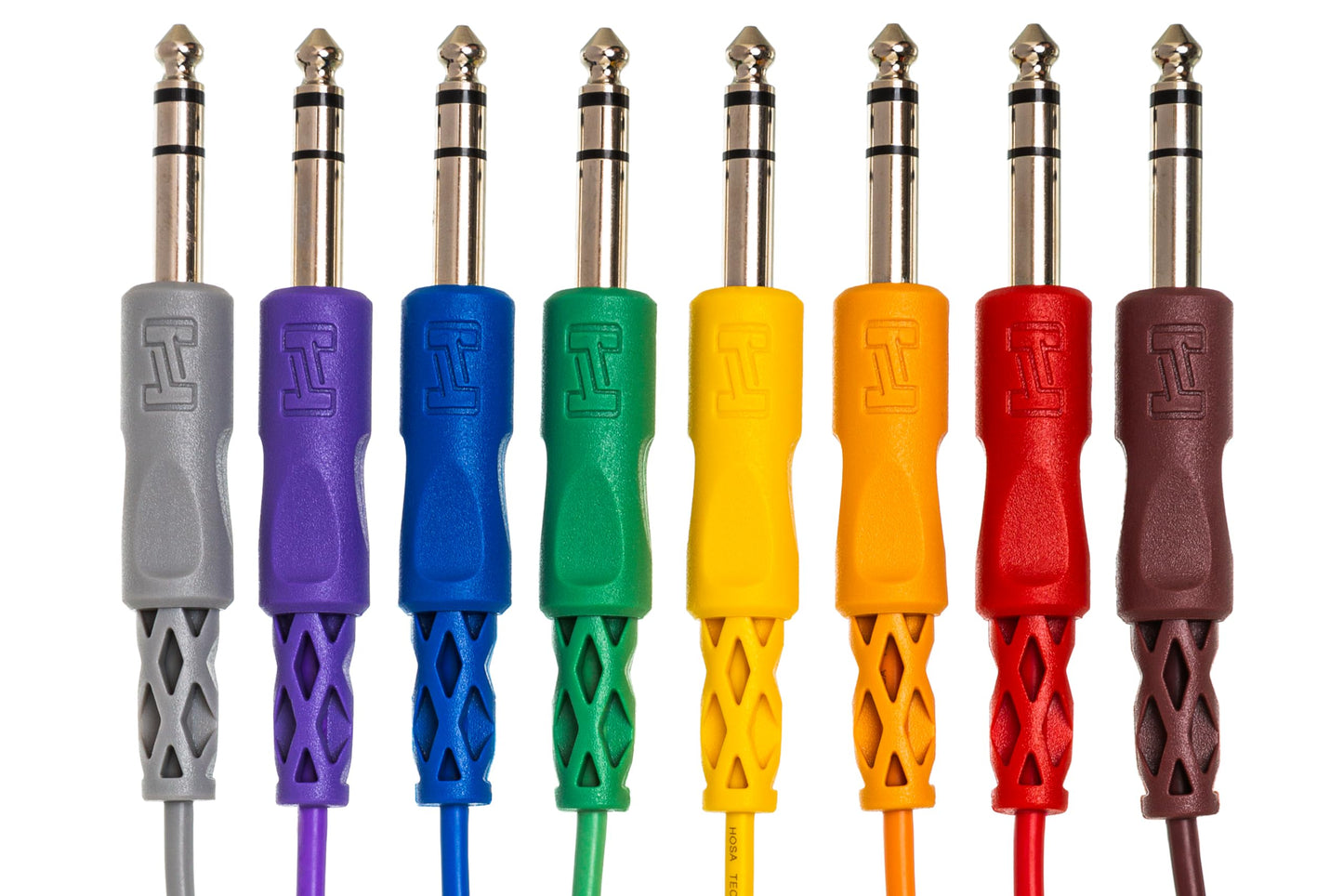 Hosa CSS-830 1/4 inch TRS to 1/4 inch TRS Balanced Patch Cables, 1 ft