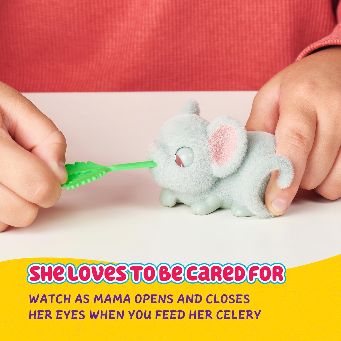 Little Live Pets - Mama Surprise Minis. Feed and Nurture a Lil' Mouse. She has 2, 3, or 4 Babies with Surprise Accessories to Dress Up The Babies for Kids, Ages 5+