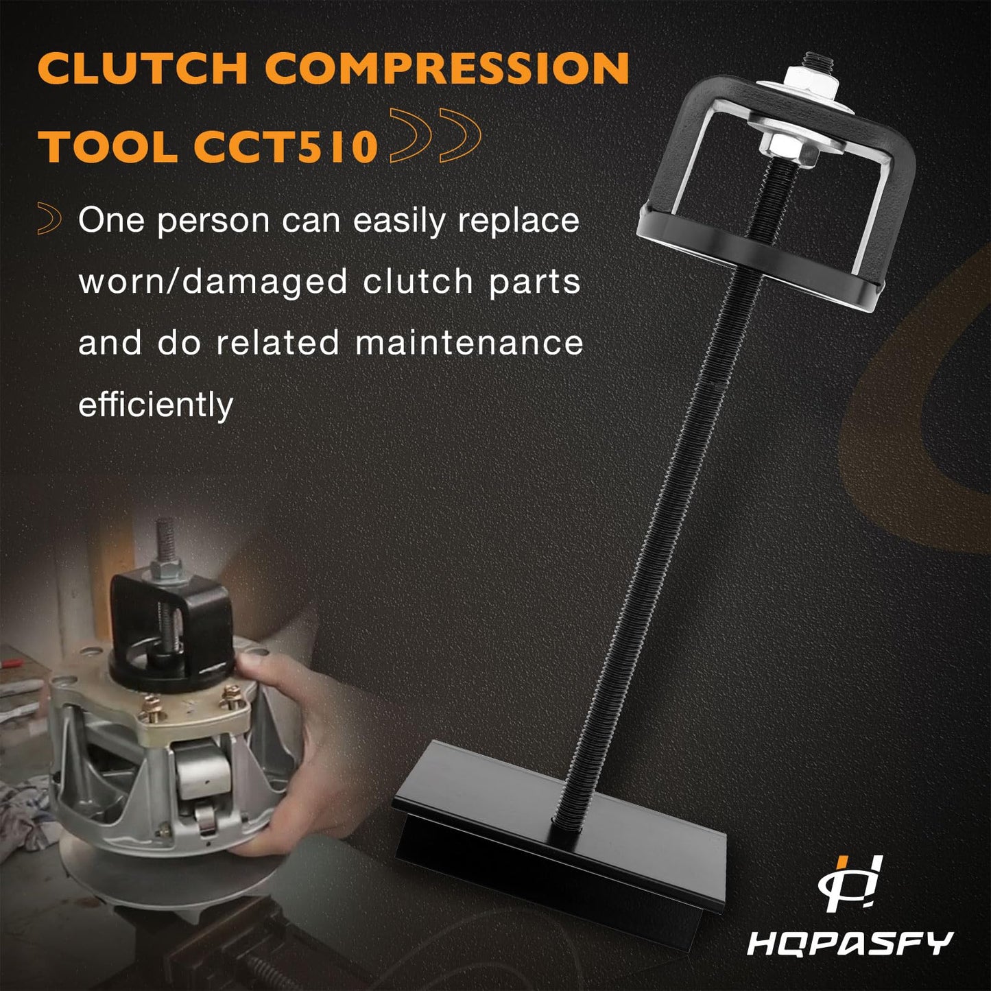 Clutch Compression Tool CCT510 for ATV UTV Snowmobile Compatible with Polaris, Kawasaki, Yamaha, Arctic Cat & More Primary/Secondary Clutch Compression Tool