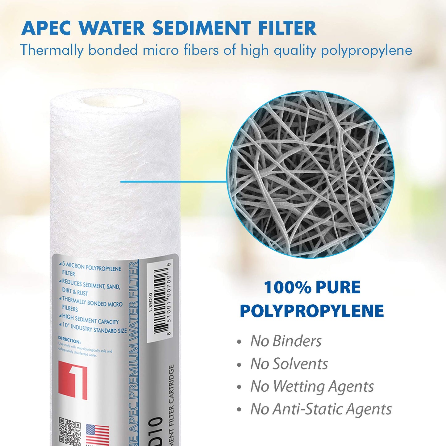 APEC Water Systems Filter-Set Ultimate High Capacity Pre-Filter Set