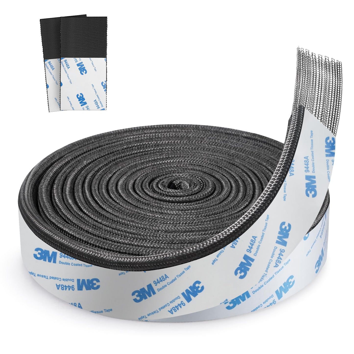 Onlyfire Wire Mesh Gasket Kit for Kamado Joe Classic, High Temp Fiberglass Gasket Replacement BBQ Smoker, Adhesive Self Stick Felt 150" Long