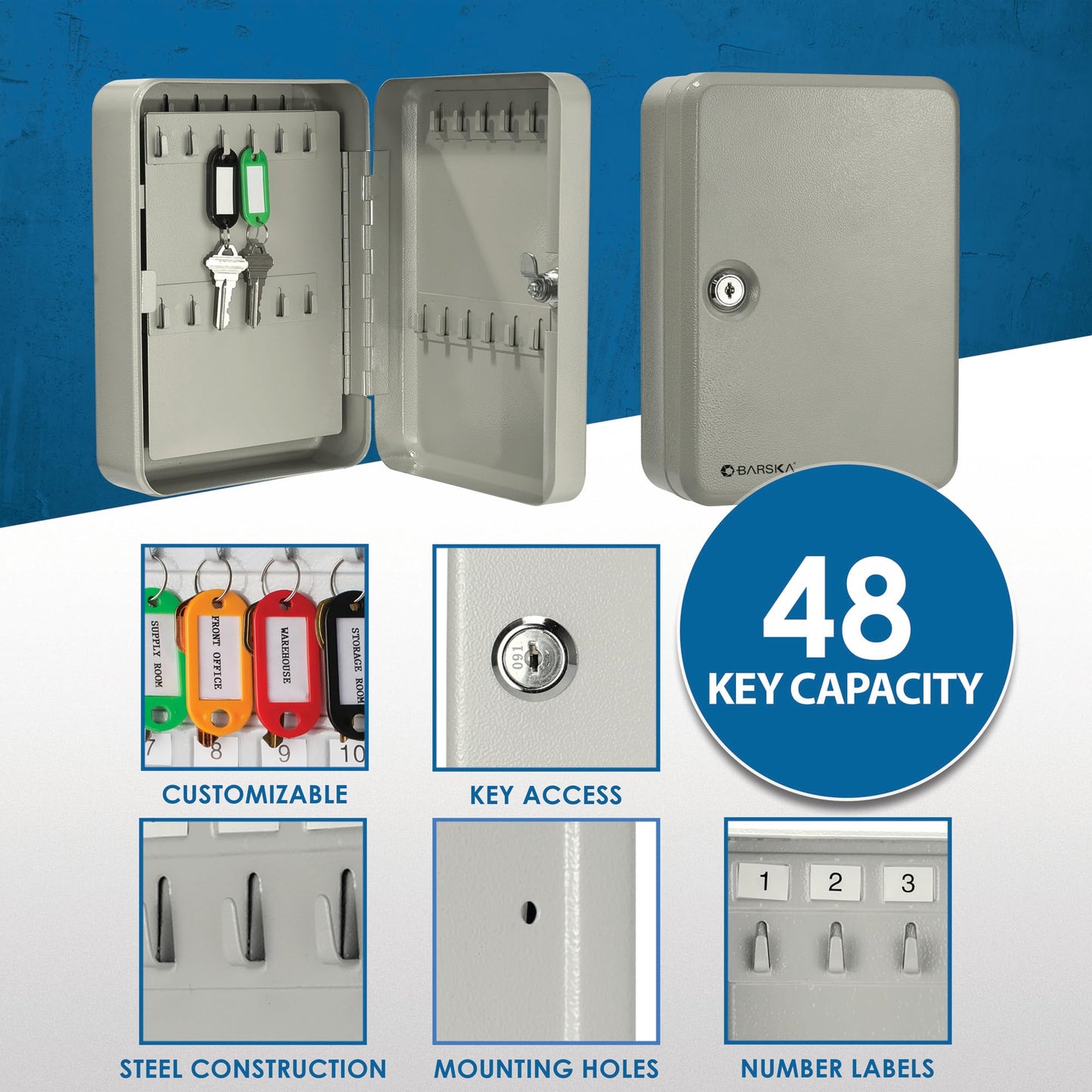 Barska AX11692 48 Position Key Safe
