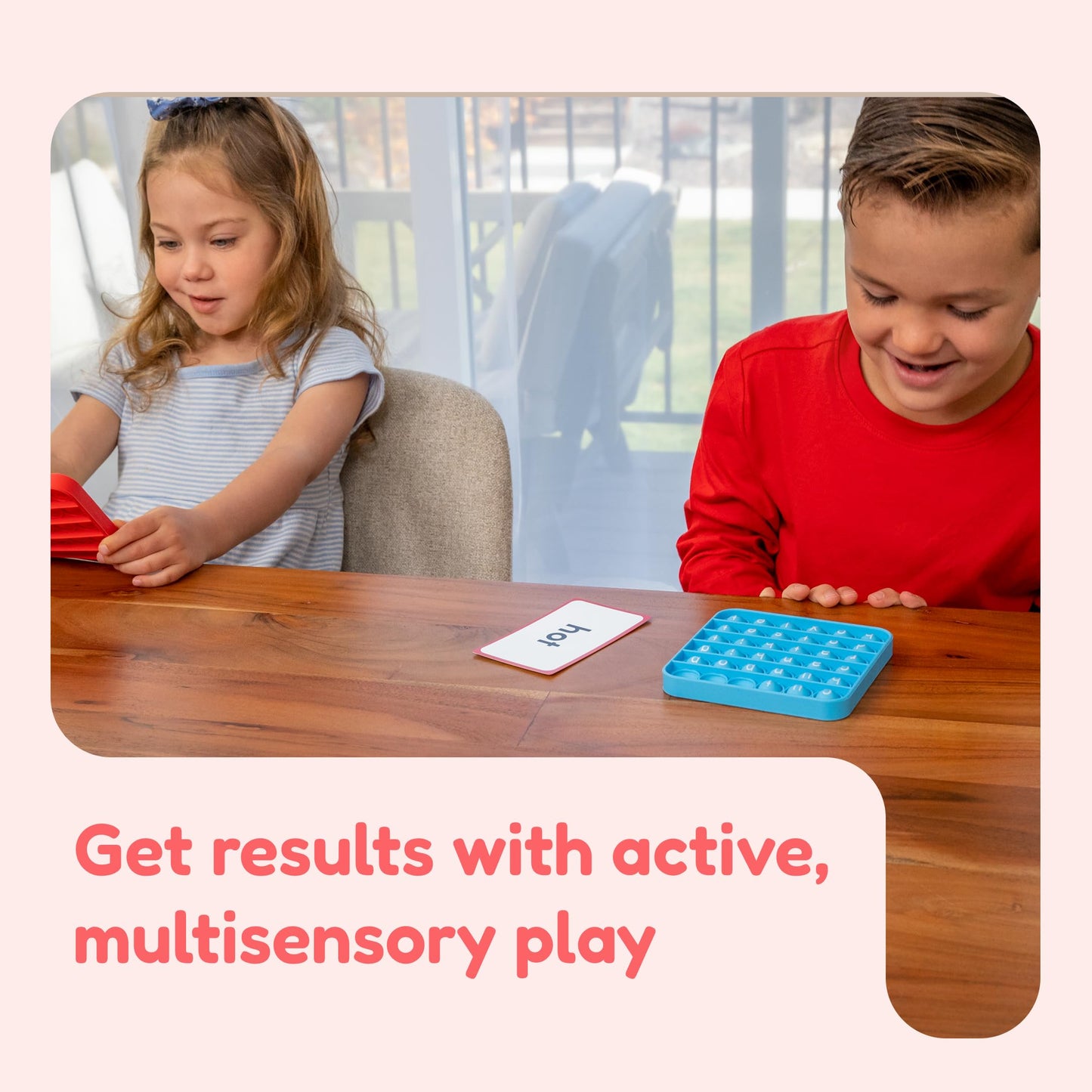 THE FIDGET GAME Word Pop, CVC Words - Learn to Read in Weeks - Multisensory Reading & Phonics Interactive Game Ideal for Pre Kindergarten to 1st Grade (Packaging May Vary)