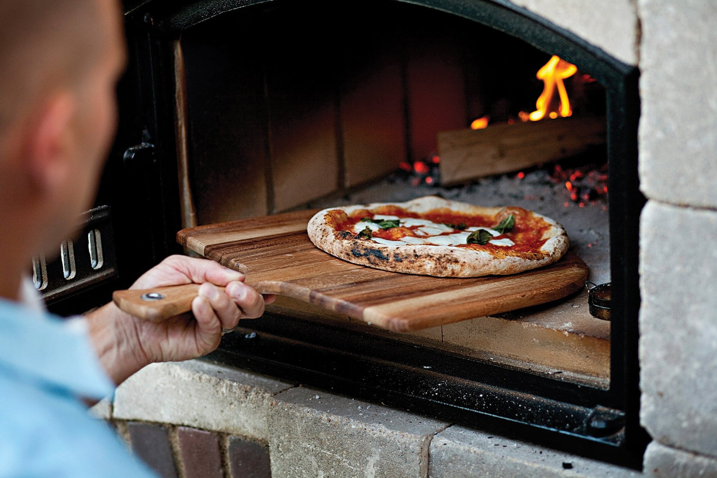 Ironwood Acacia Wood Peel, Napoli Pizza Paddle, 14" x 20"