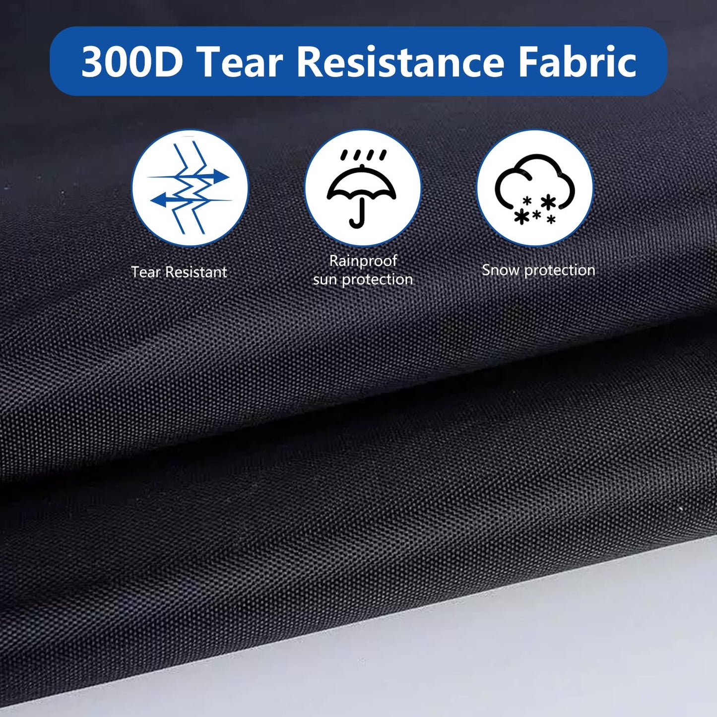 15 inch Outdoor Speaker Covers, 2 Pack Weatherproof Speaker Cover for PA DJ Powered Speakers - 600D Thick Oxford Fabric Waterproof UV Protection Dustproof