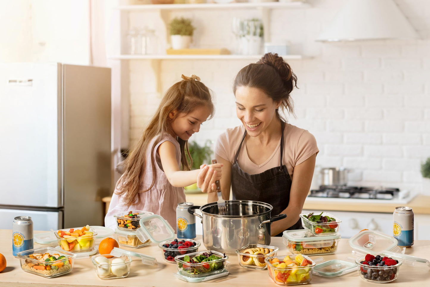 Razab 24 Pc Glass Food Storage Containers with lids Airtight & Leakproof - Reusable Glass Meal Prep Containers for Lunch and Leftovers - Oven, Freezer, Microwave & Dishwasher Safe
