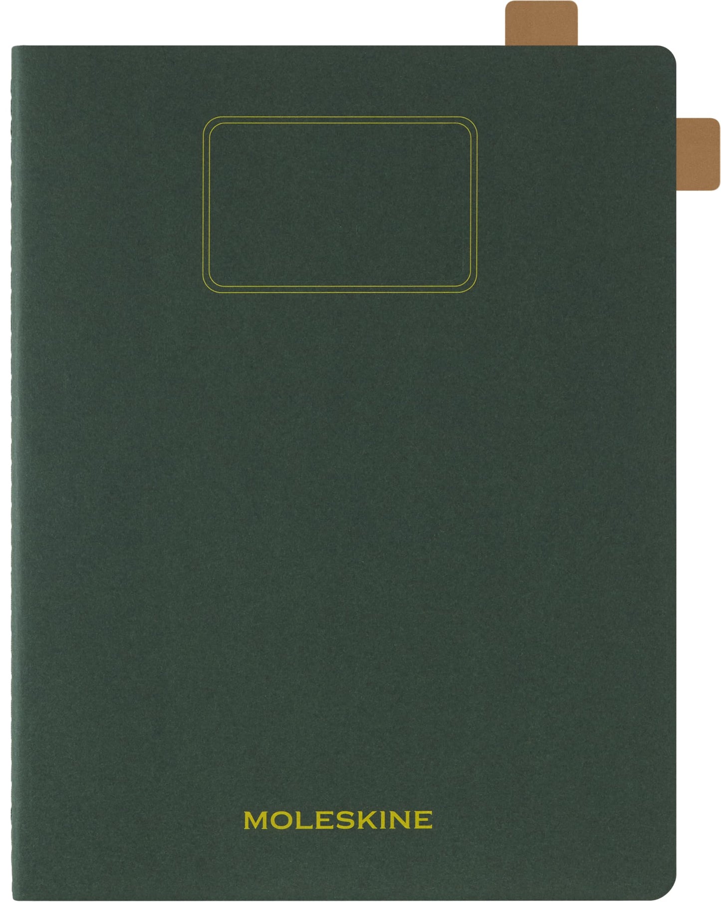 Moleskine Student Cahier Journals (Set of 2), Soft Cover, Plain, XXL (8.5" x 11"), Myrtle Green, 120 Page