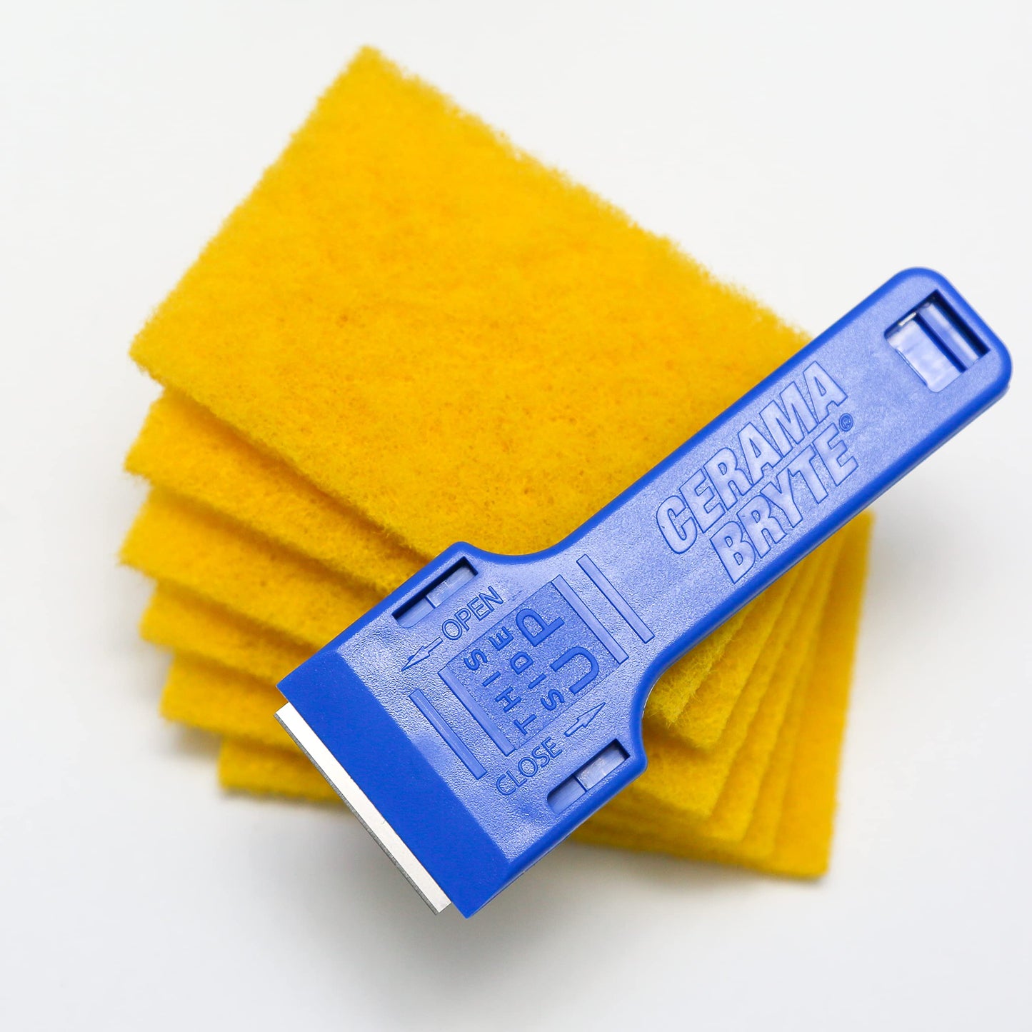 Ceramic Cooktop Cleaner Kit,650 ml (22 oz.) stovetop cleaner,scraper and 6 pads,stove top cleaner and oven cleaner,8 Piece Set