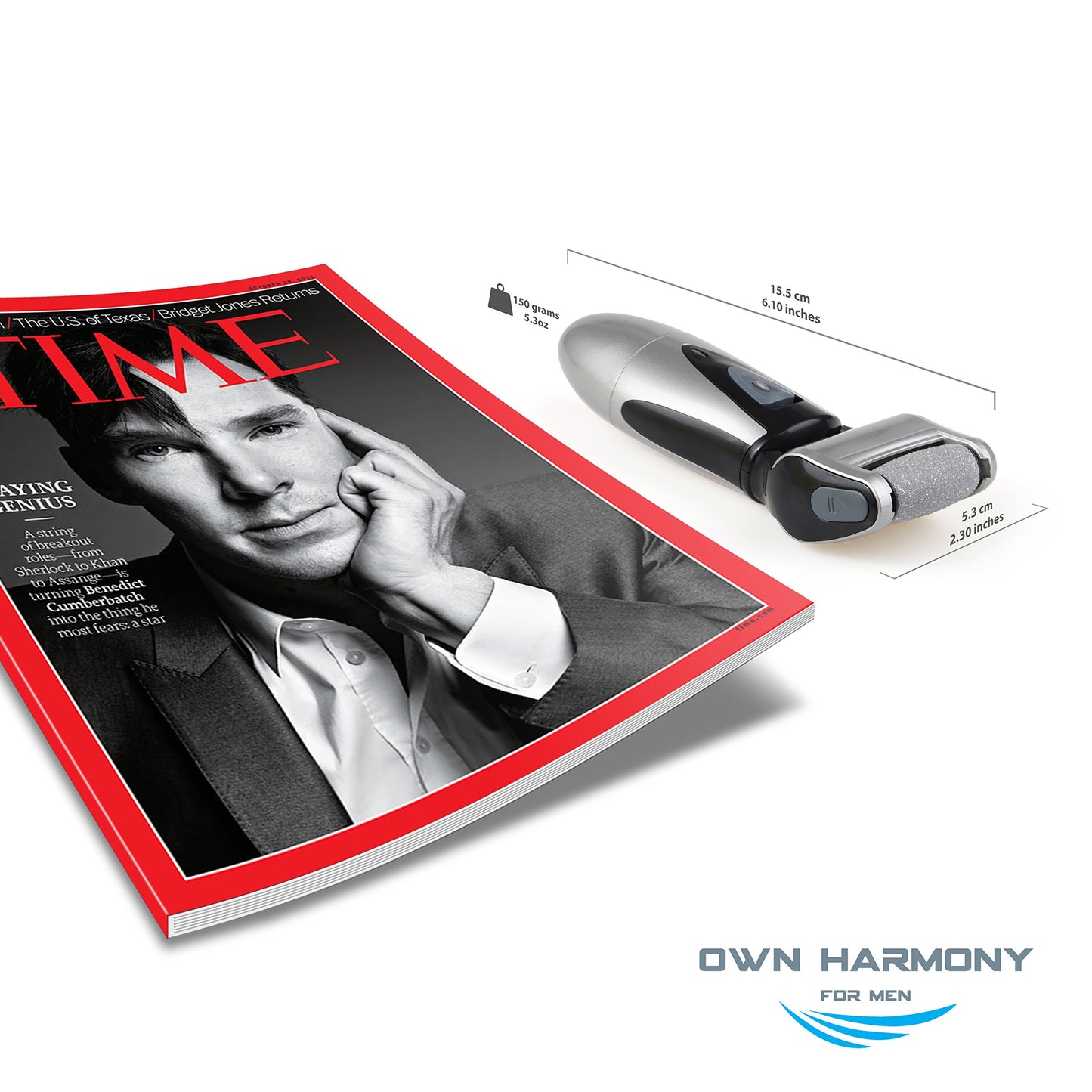 Callus Remover: Electric Rechargeable Pedicure Tools for Men/Women by Own Harmony w 3 Rollers (Tested Powerful) Best Foot File,Professional Spa Electronic Micro Pedi Feet Care Perfect for Cracked Skin