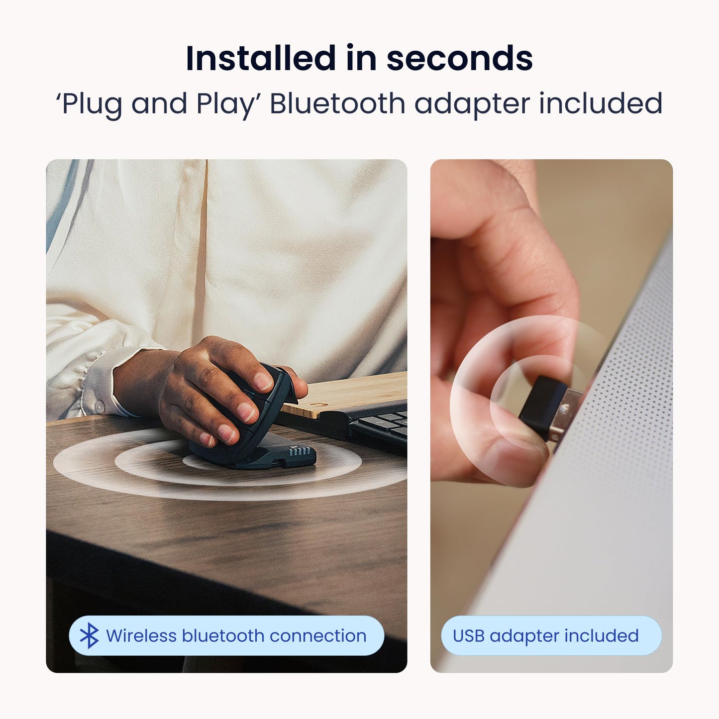Contour Unimouse: Ergonomic Vertical Mouse Design Relieves Muscle Strain, Adjustable 35°-70° Angle, Customizable Thumb Rest, Rechargeable Battery, 6 Programmable Buttons, Mac and PC