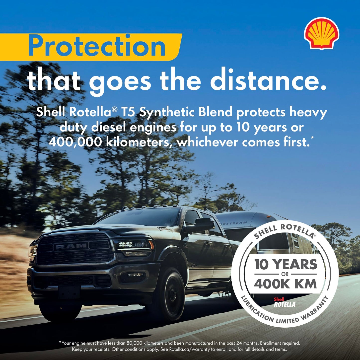Shell Rotella T5 Synthetic Blend 15W-40 Diesel Engine Oil, 5 Litre
