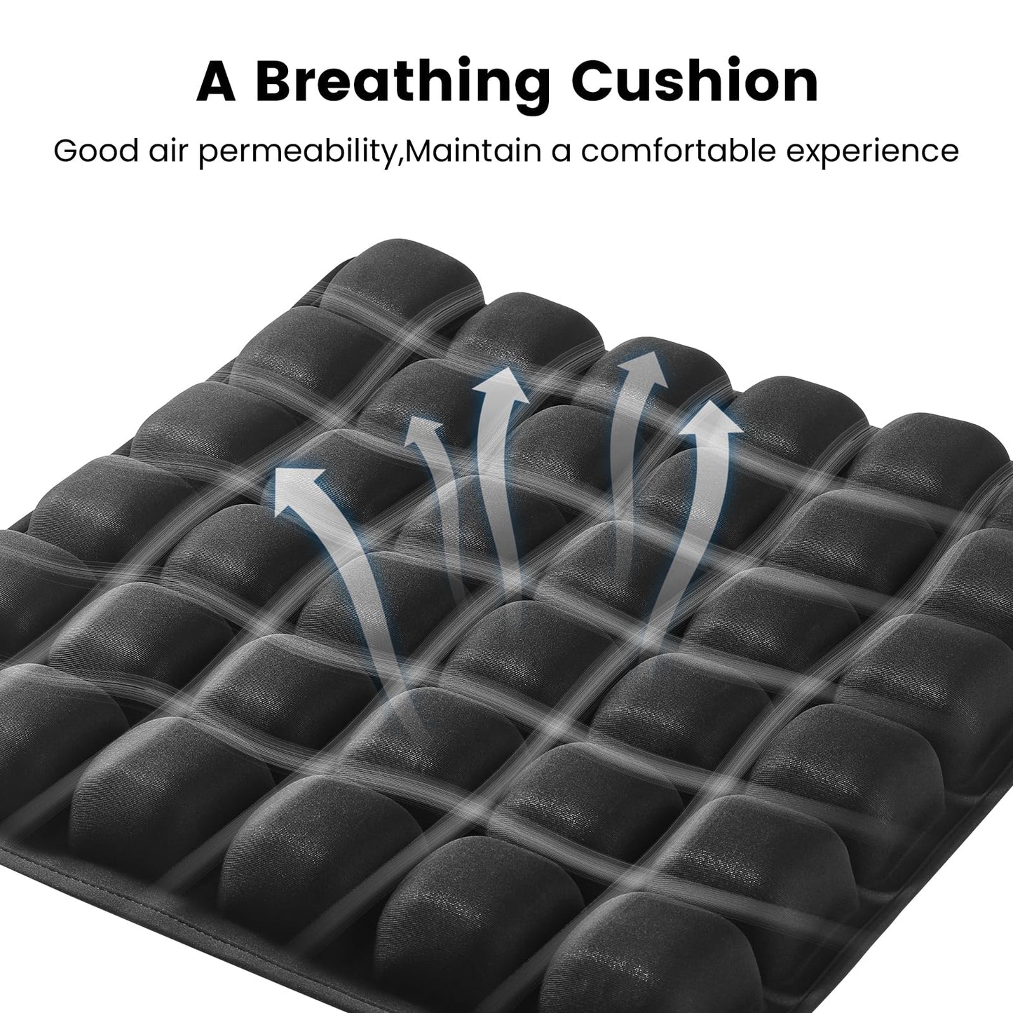 Inflatable Travel Cushion, Airplane Seat Cushion for Long Flights, Portable Car Seat Cushions for Office Chair, Wheelchair, Camping, Home Living