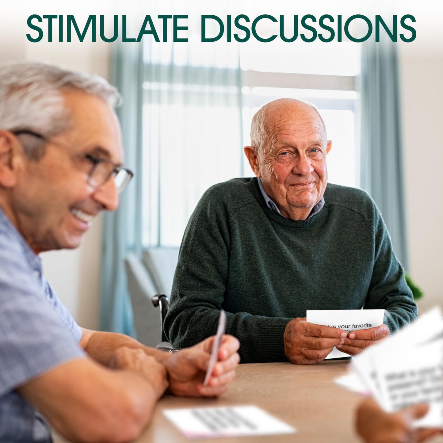 Keeping Busy Let's Chat Conversation Cards | Dementia Activities for Seniors Alzheimers Activities for Dementia Patients Alzheimers Products for Elderly Gifts for Elderly Women Memory Games for Adults