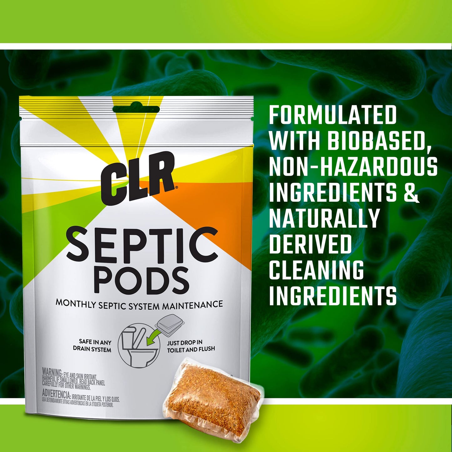 CLR Septic Pods Monthly Septic Maintenance, 12 Pods