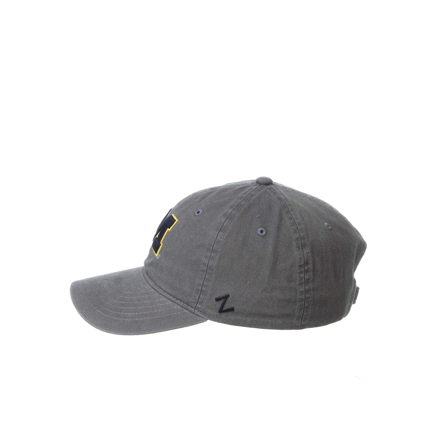 Zephyr NCAA Michigan Wolverines Mens Adjustable Scholarship Hat Charcoal, Michigan Wolverines Charcoal, Adjustable
