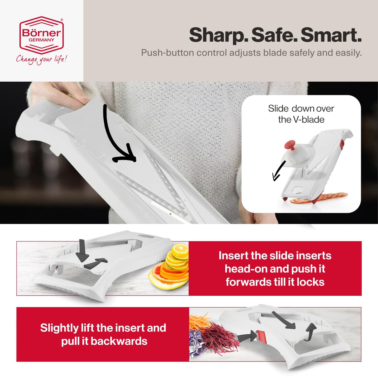 Börner V-7000WH VPower V-Slicer (White)