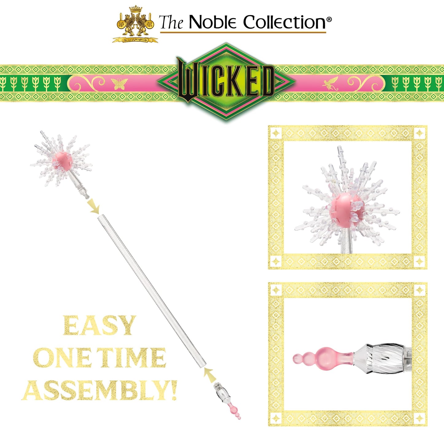 The Noble Collection Wicked Glinda’s Bubble Wand