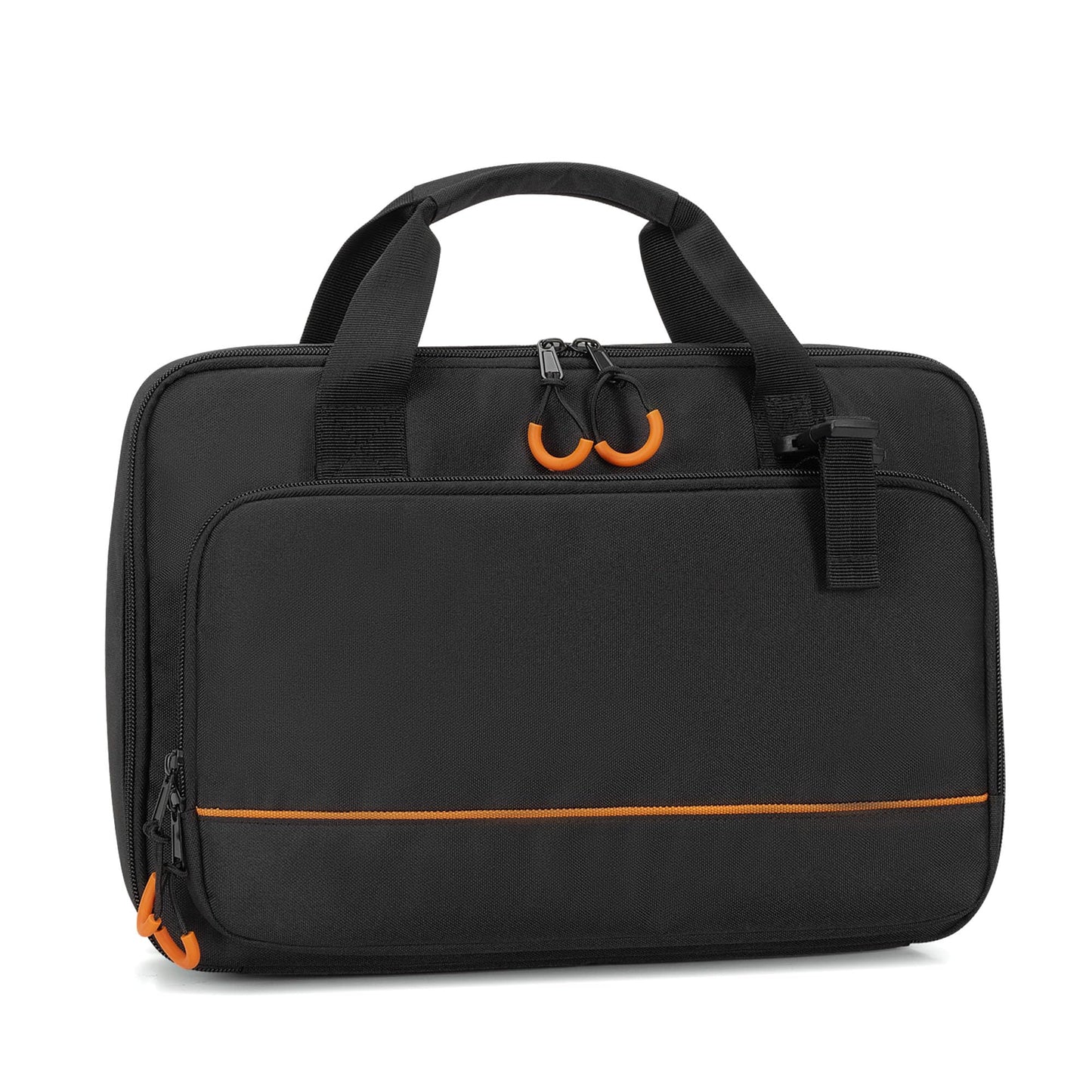 Rexmica Padded Carrying Bag Compatible with VTech Kidi Star DJ Mixer/Kidi DJ Mix, Small DJ Mixer Storage Bag with Accessory Pockets for Cable, User Guide, Batteries or Other Accessories, Black