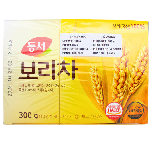 (Barley Tea, 30 TB x 1) - Dongsuh Roasted Barley Tea, 10g x 30 bags