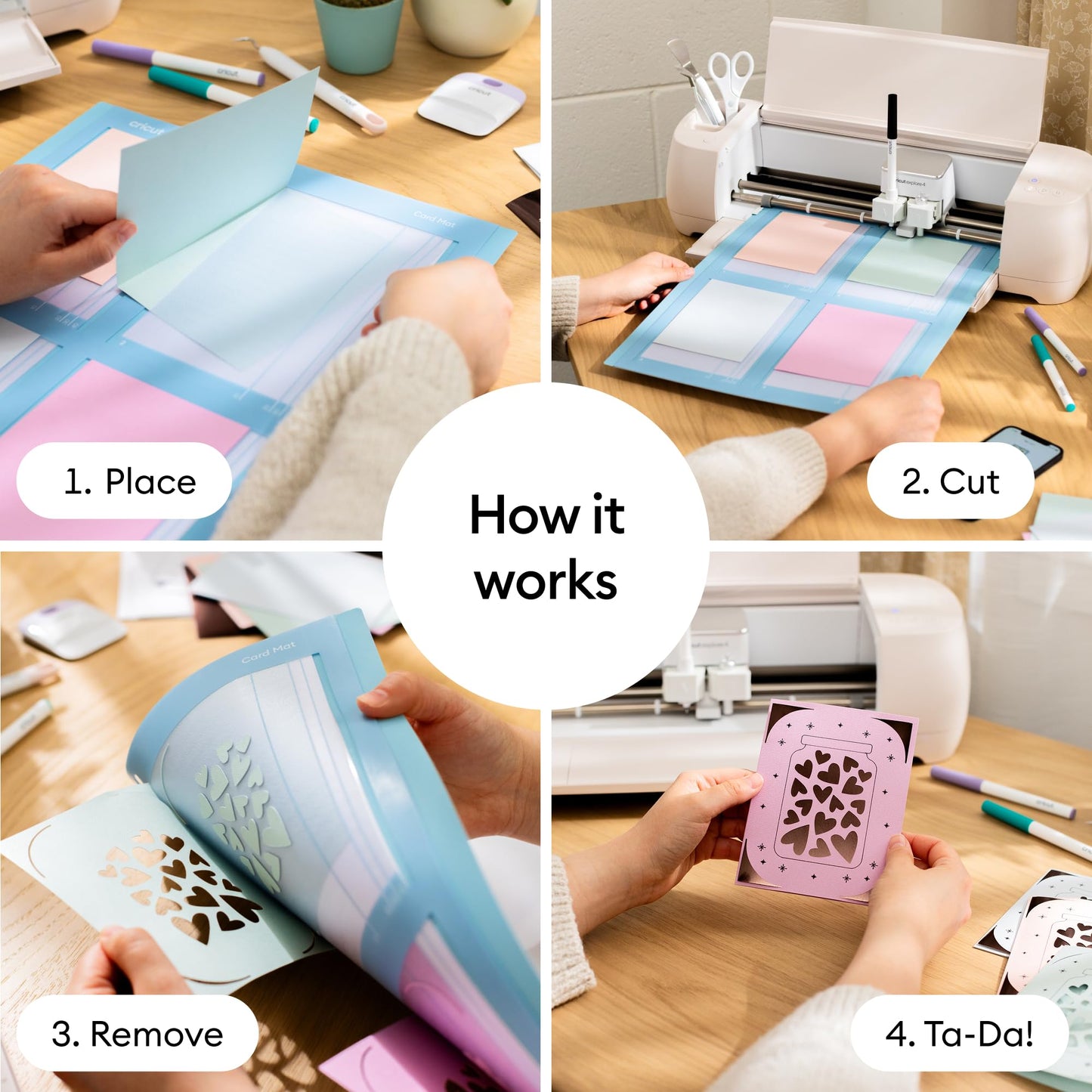 Cricut® Card Mat for Cricut Cards, Inserts, Foil Transfer Inserts 2x2 (2ct)