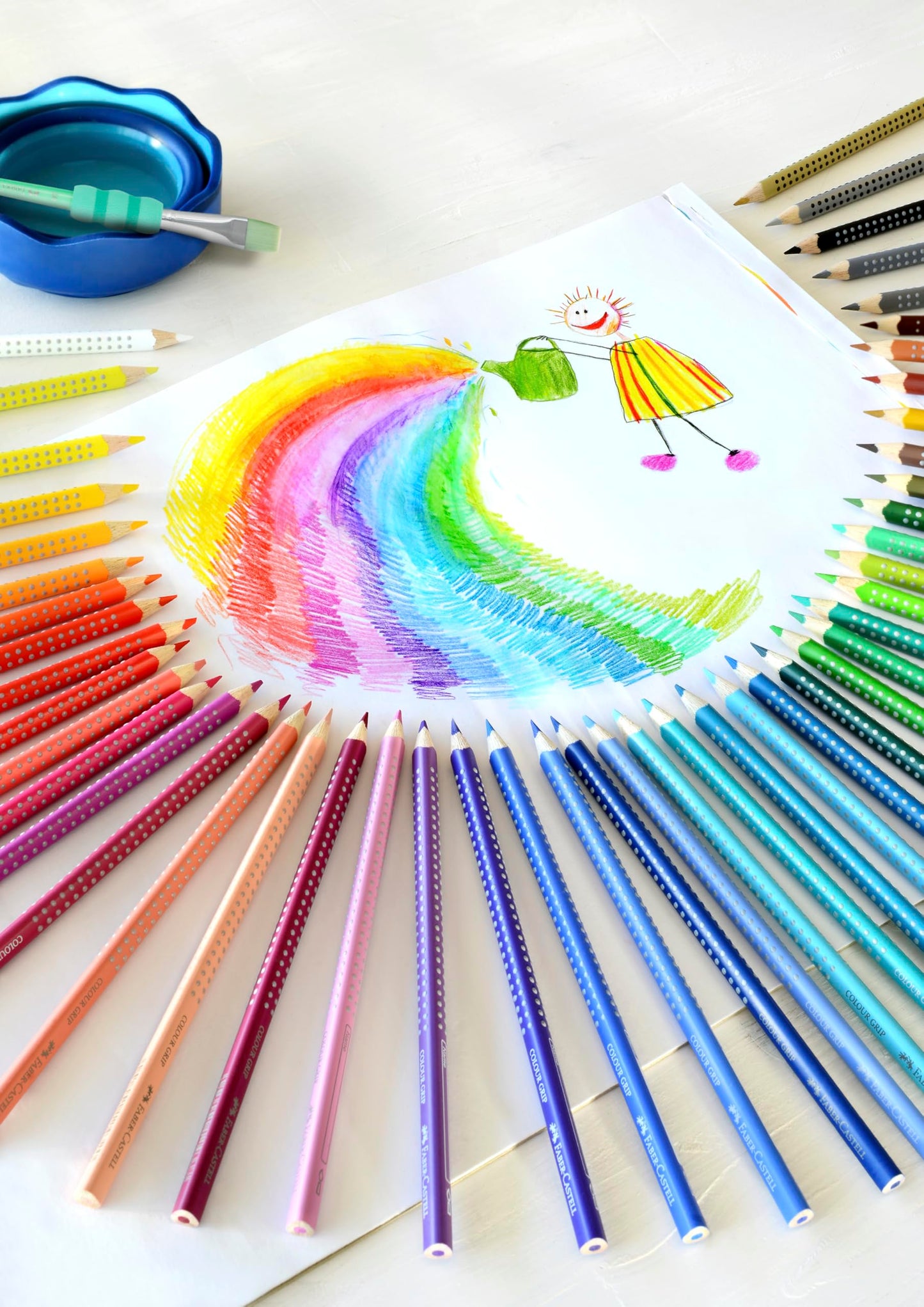 Faber-Castell 48 Colour Grip Pencil with Accessories