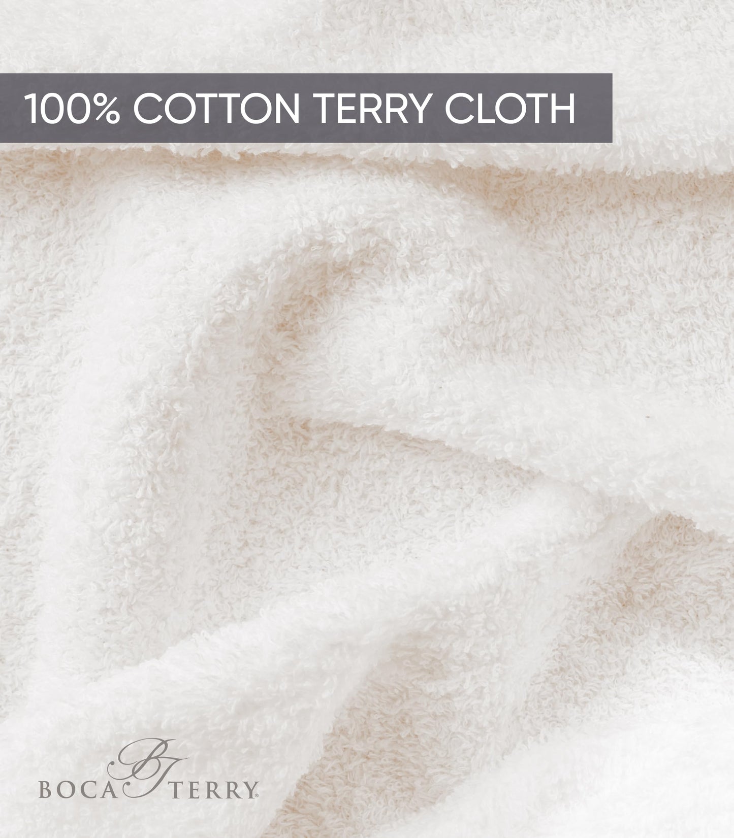 Boca Terry Men's Robe. 100% Cotton Terry Cloth, Shawl Collar, Men's Bathrobe. White, White, XX-Large