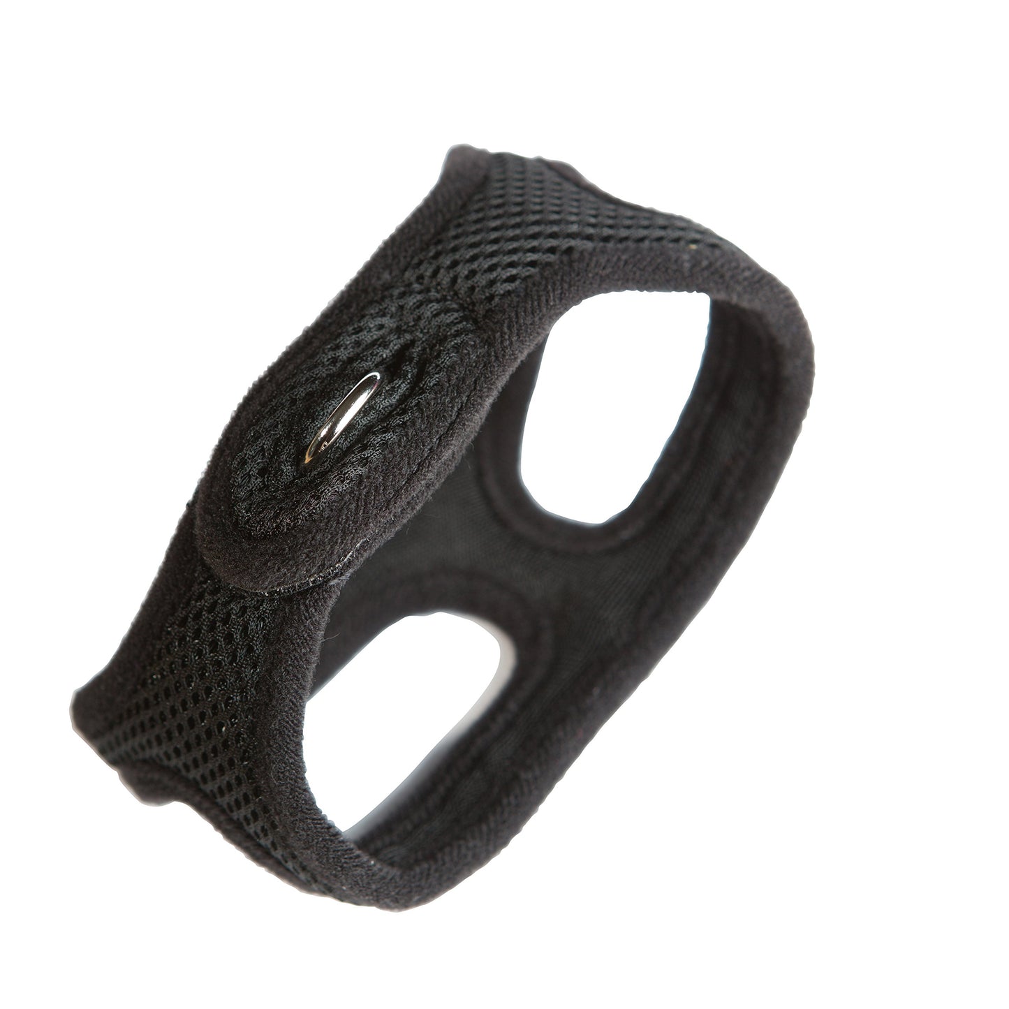 ChokeFree Velpro Mesh Pet Shoulder Harness Collar, 12-Inch, Black