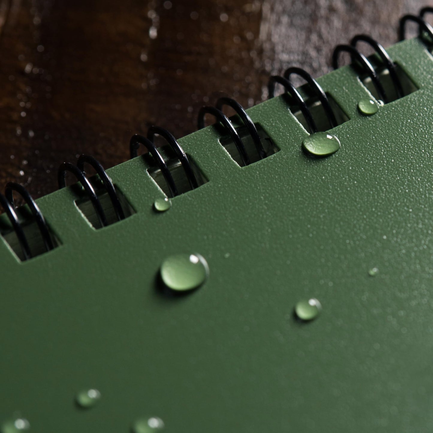 Rite in The Rain Weatherproof Side Spiral Notebook, 8.5" x 11", Green Cover, Universal Page Pattern (No. 973-MX)