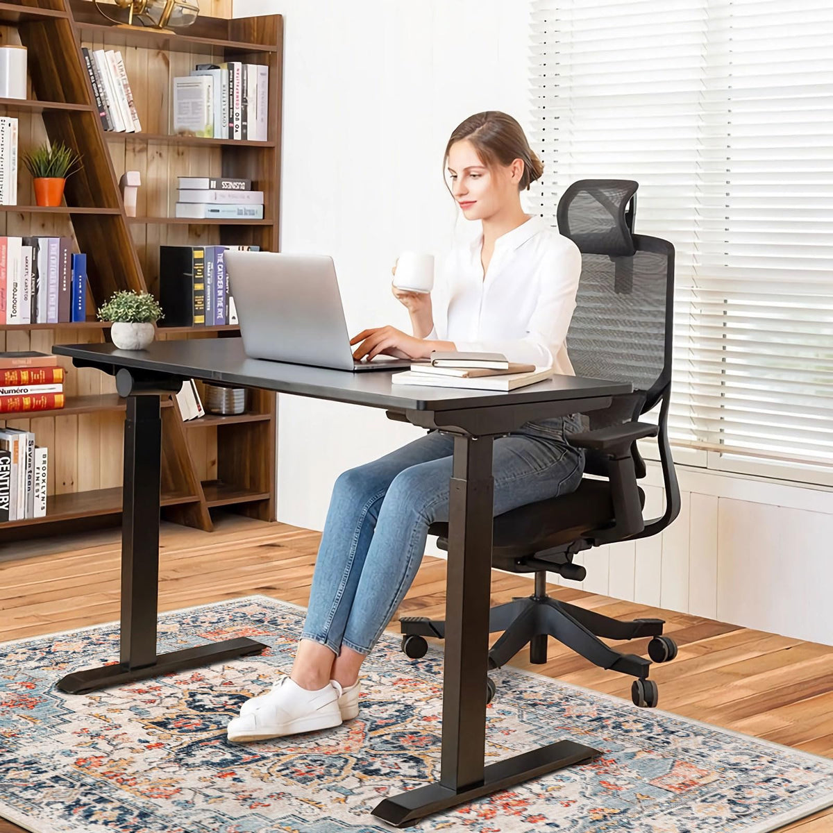 Homcomoda Office Chair Mat for Hardwood Floor 47"x59" Desk Chair Mat for Hardwood Floor Non Slip Desk Rug for Rolling Chair Computer Chair Mat for Carpet Office Home