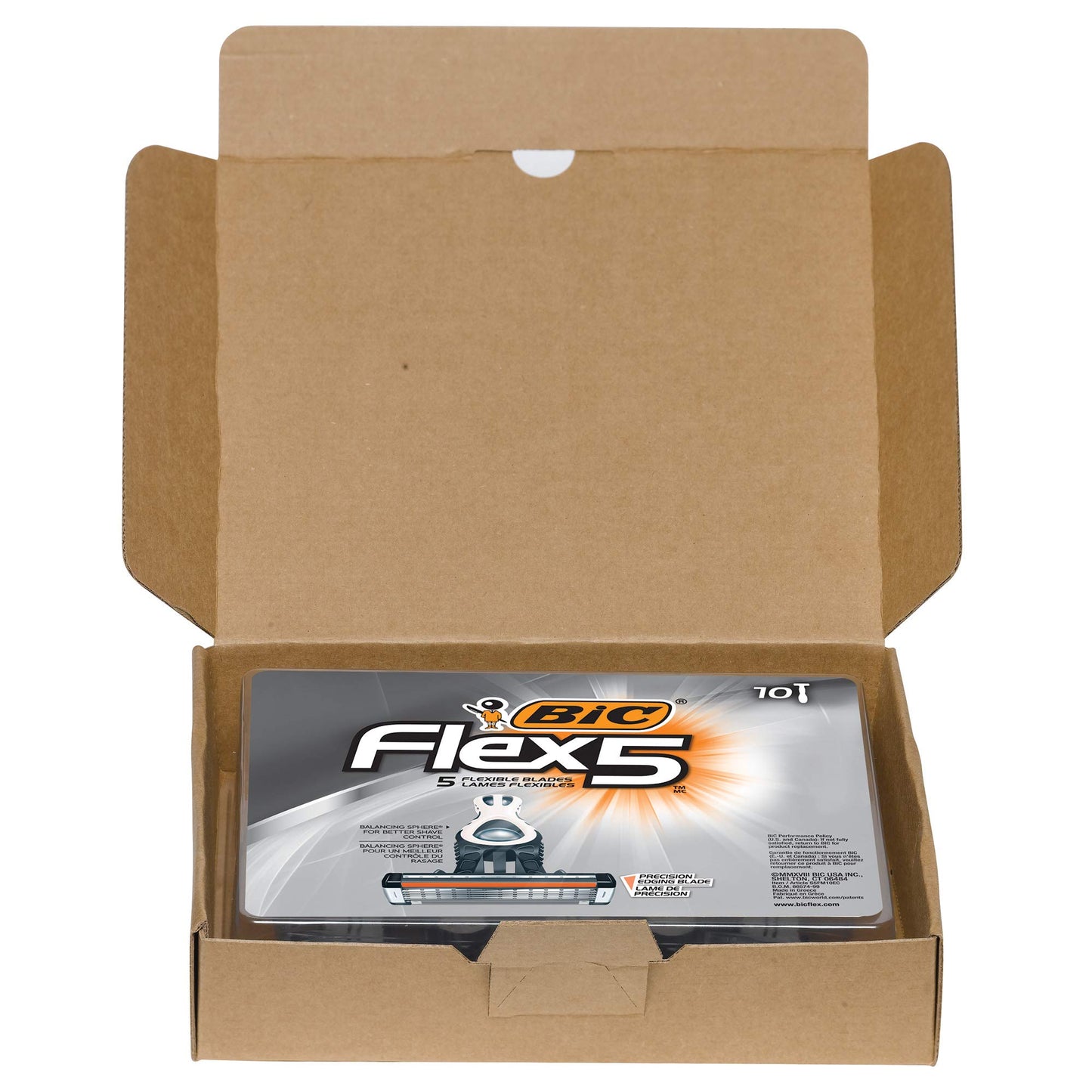 BIC Flex 5 Disposable Men's Razor, 10-Count