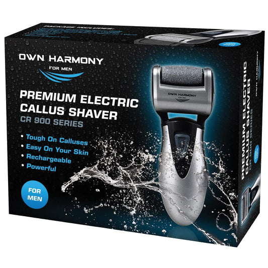 Callus Remover: Electric Rechargeable Pedicure Tools for Men/Women by Own Harmony w 3 Rollers (Tested Powerful) Best Foot File,Professional Spa Electronic Micro Pedi Feet Care Perfect for Cracked Skin
