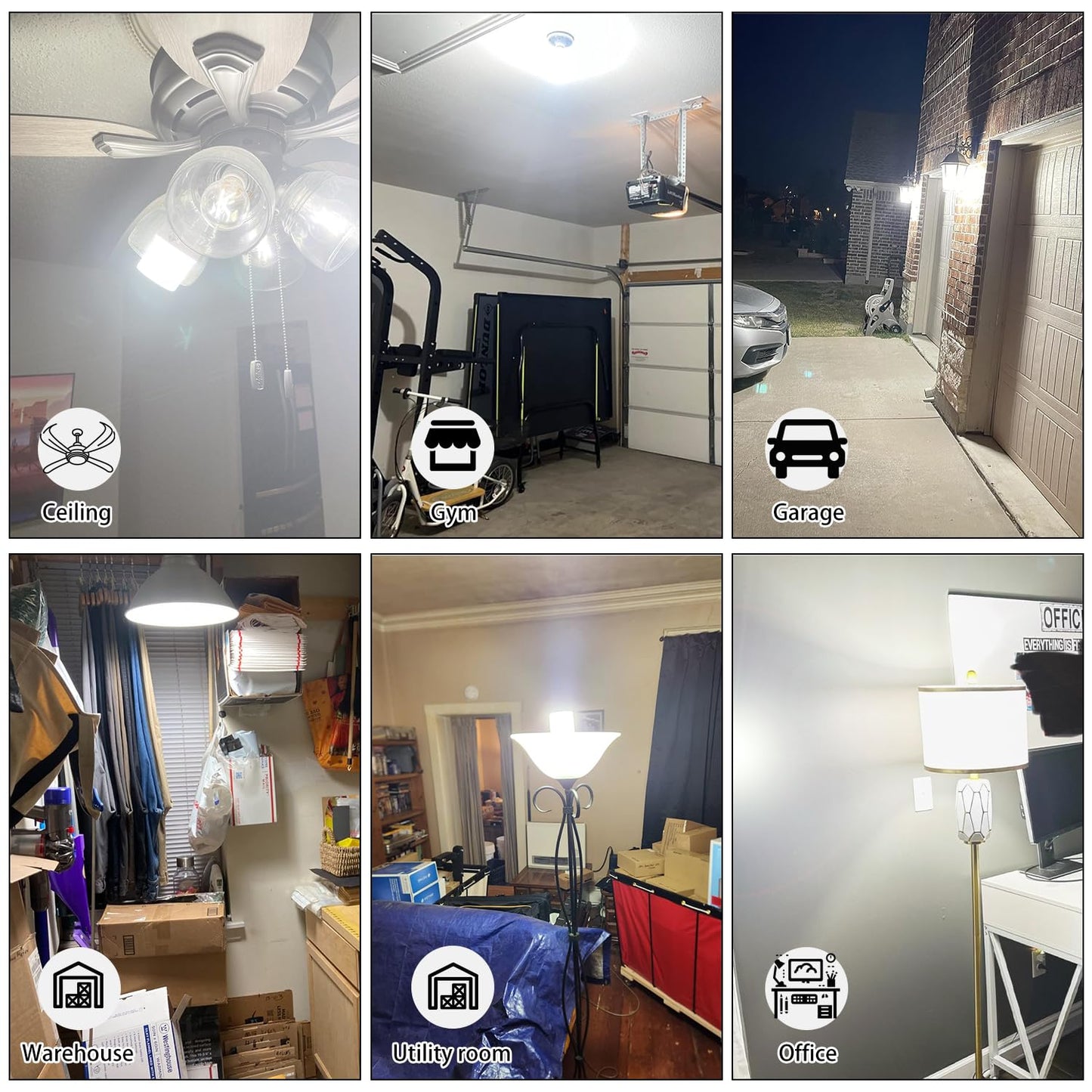 700W Equivalent 10500LM Corn Bulbs (1-Set) - 90% Energy Saving, IP65 Waterproof, 70W E26/E39, 5000K Daylight, Warehouse Light, ETL/FCC/ROHS/CE Certified, Not Dimmable
