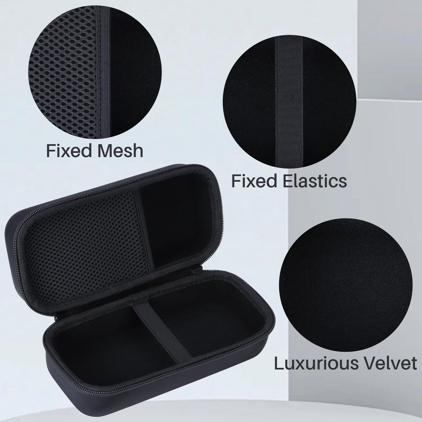 Lebakort Storage Case Compatible with Zoom H6essential / H5studio Handy Recorder