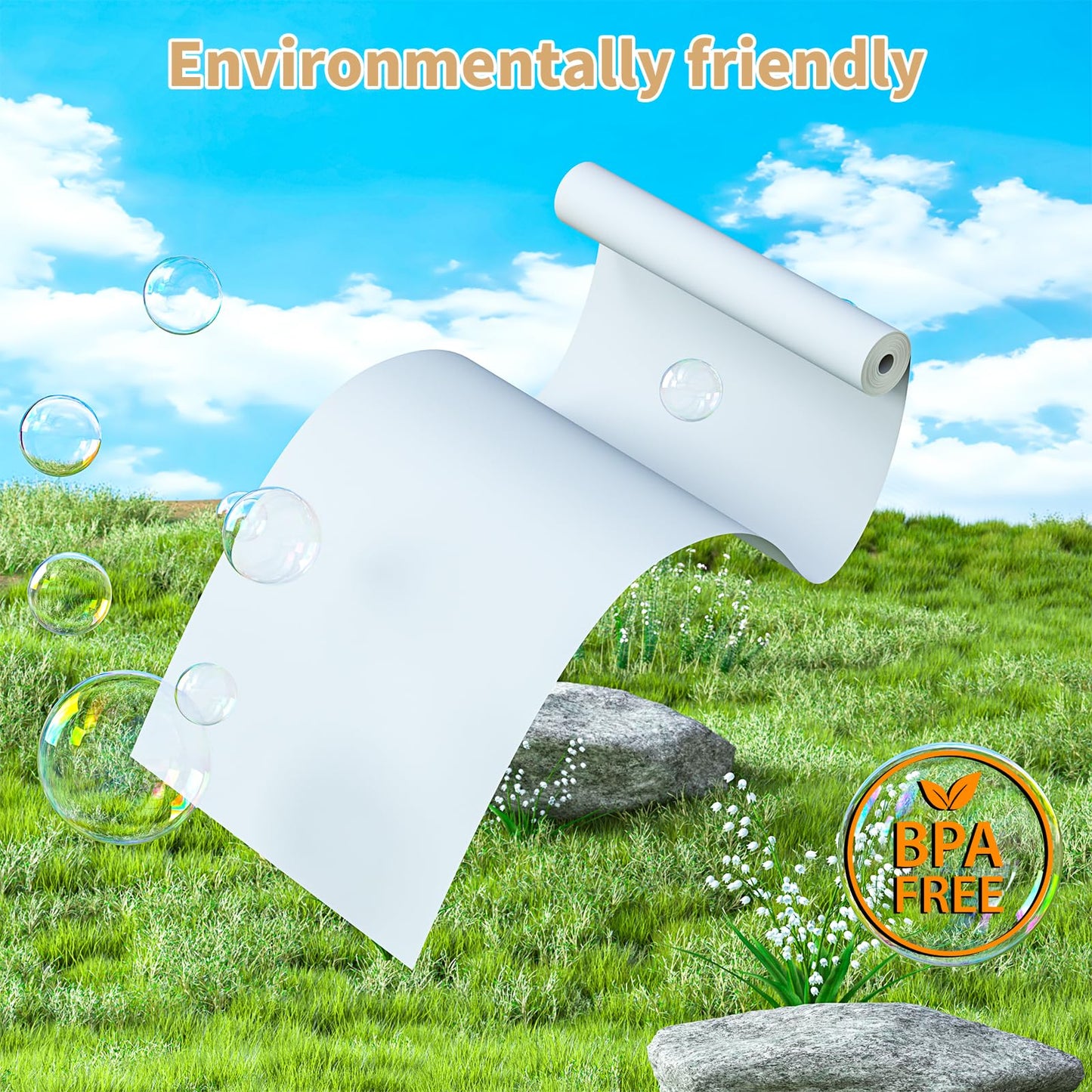 Thermal Paper Roll,Multipurpose Thermal Paper,US Letter Paper 8.5 x 11 Inch,Advance Thermal Printing,NefLaca Thermal Roll Paper Compatible with M08F, Gloryang, Jadens, Munbyn Portable Printer.4 Roll