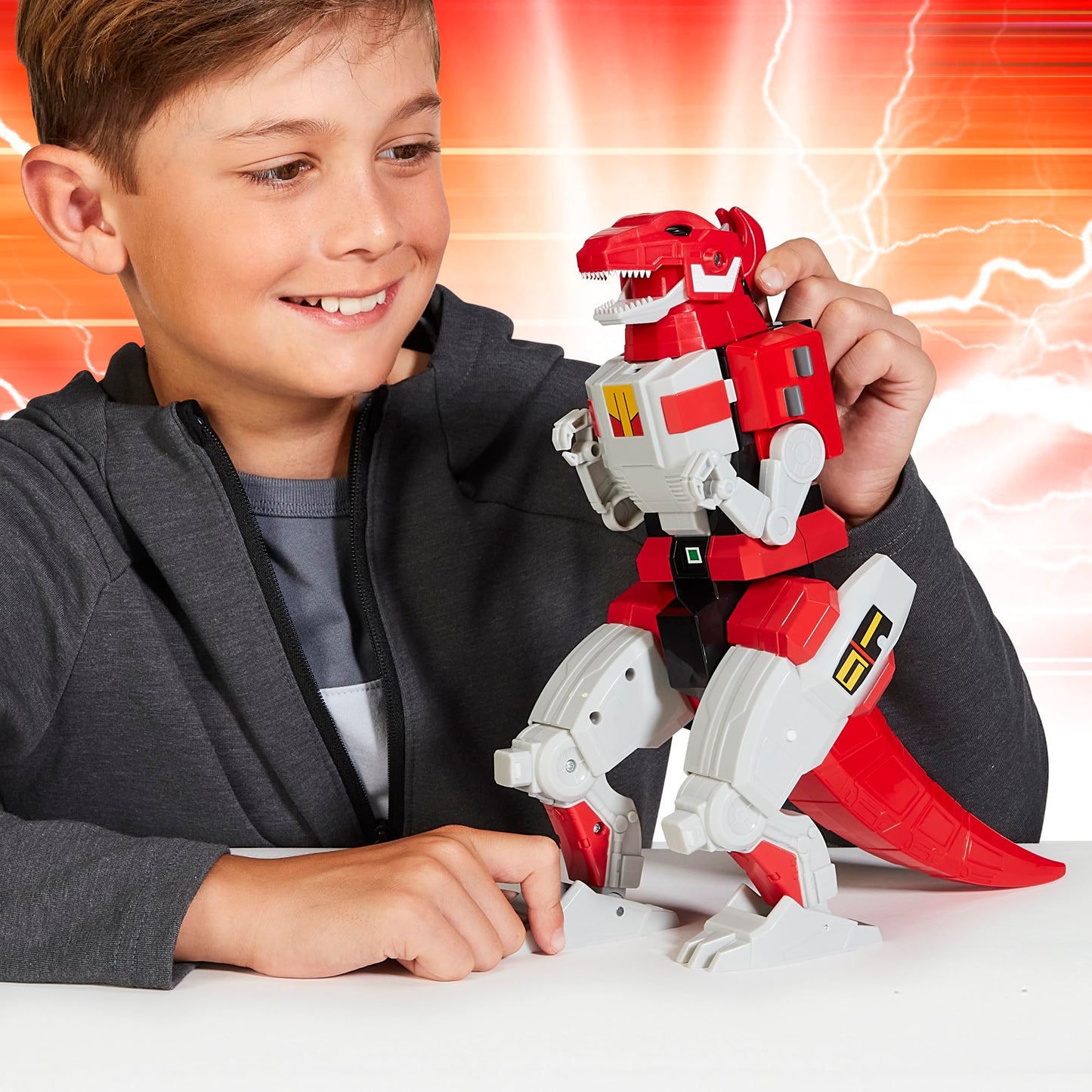 Mighty Morphin Power Rangers - Tyrannosaurus Rex Dinozord Figure - Playmates Toys