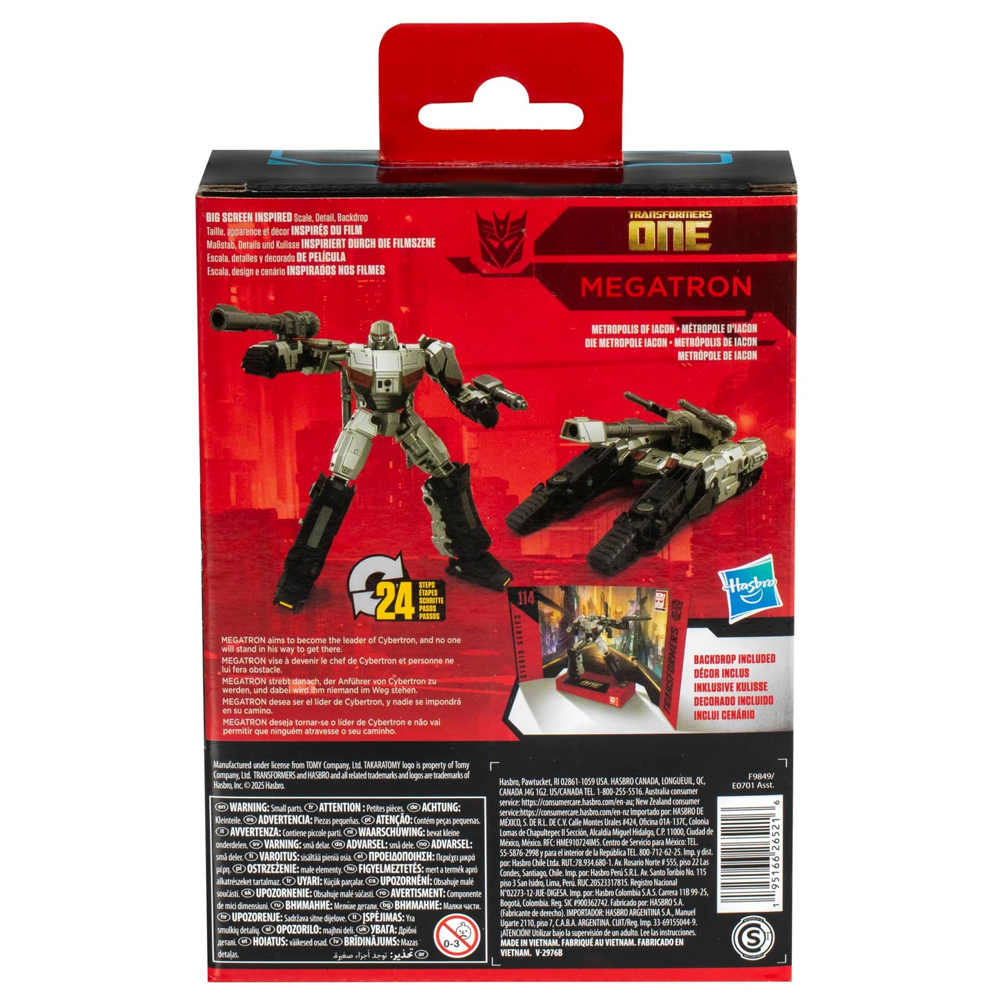 Transformers Toys Studio Series Deluxe Transformers One 114 Megatron, 4.5-inch Converting Action Figure, 8+