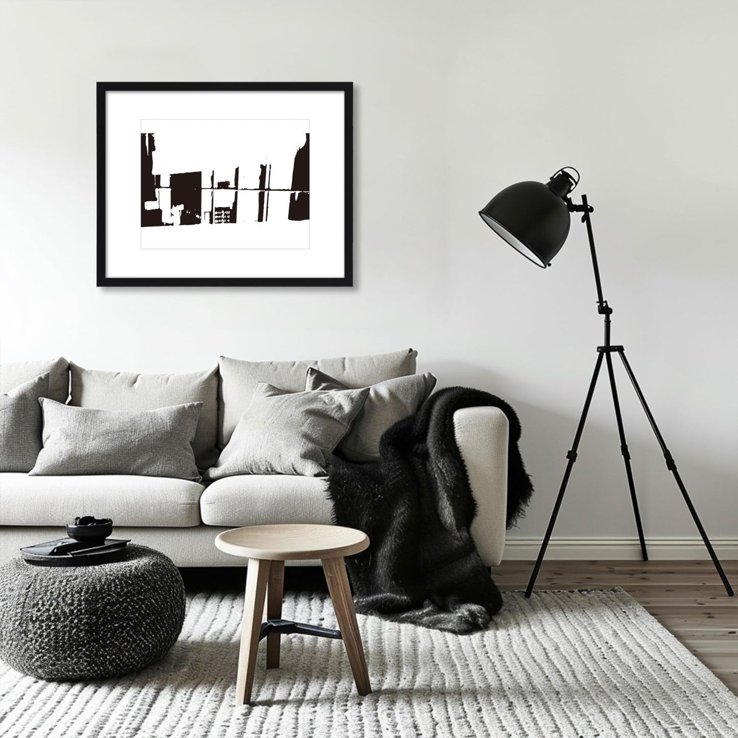 CORE ART 16x20 Frames 2 Pack, Black 16 x 20 Picture Poster Frame with Mat for 11x14 or without Mat for 16 by 20, Wall Mount Horizontal or Vertical