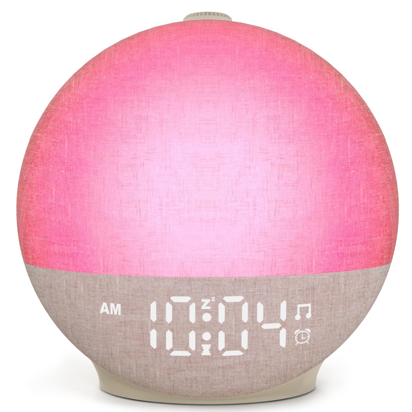 Sunrise Alarm Clock with Sunset Simulation, White Noise Machine, 30 Soothing Sounds, 12 Color Night Light, Dimmable Sunlight Wake Up Lamp, Digital Clock for Kids Heavy Sleepers Adults Teens Bedrooms