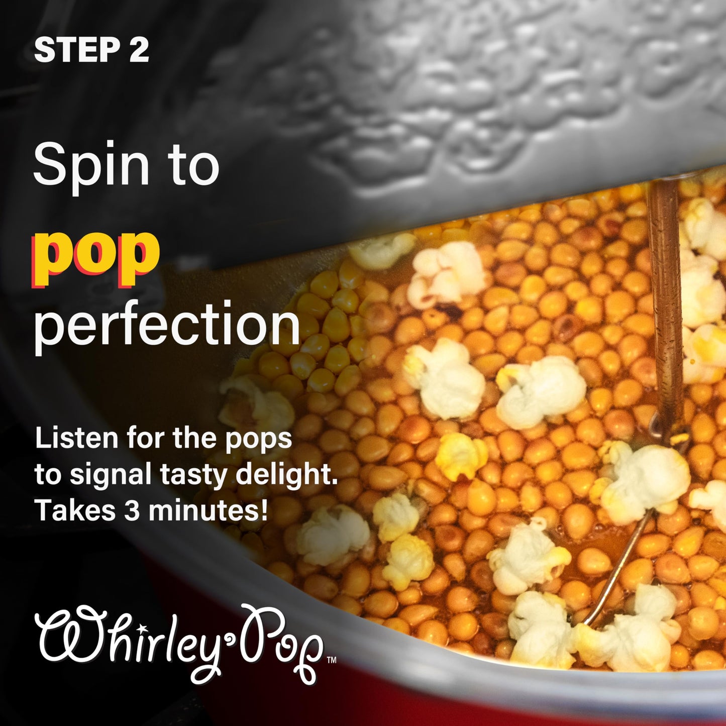 Wabash Valley Farms 25008 Whirley-Pop Stovetop Popcorn Popper, Silver