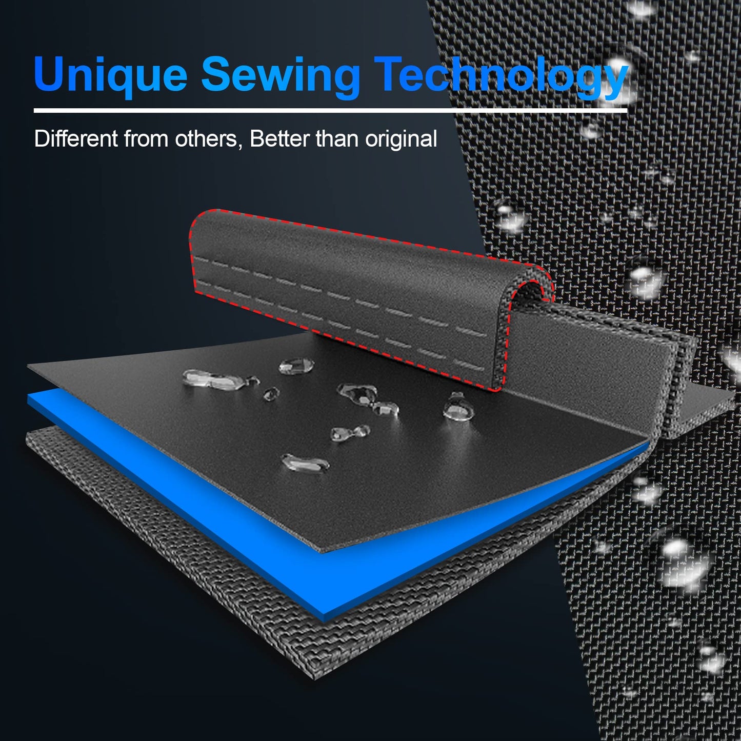 Comnova Grill Cover for Weber Q Series on Cart - Heavy Duty & Waterproof BBQ Cover for Q2000/Q200/Q1000/Q100 With Portable Stand, Q2200, 2400, 1200, 1400 and More