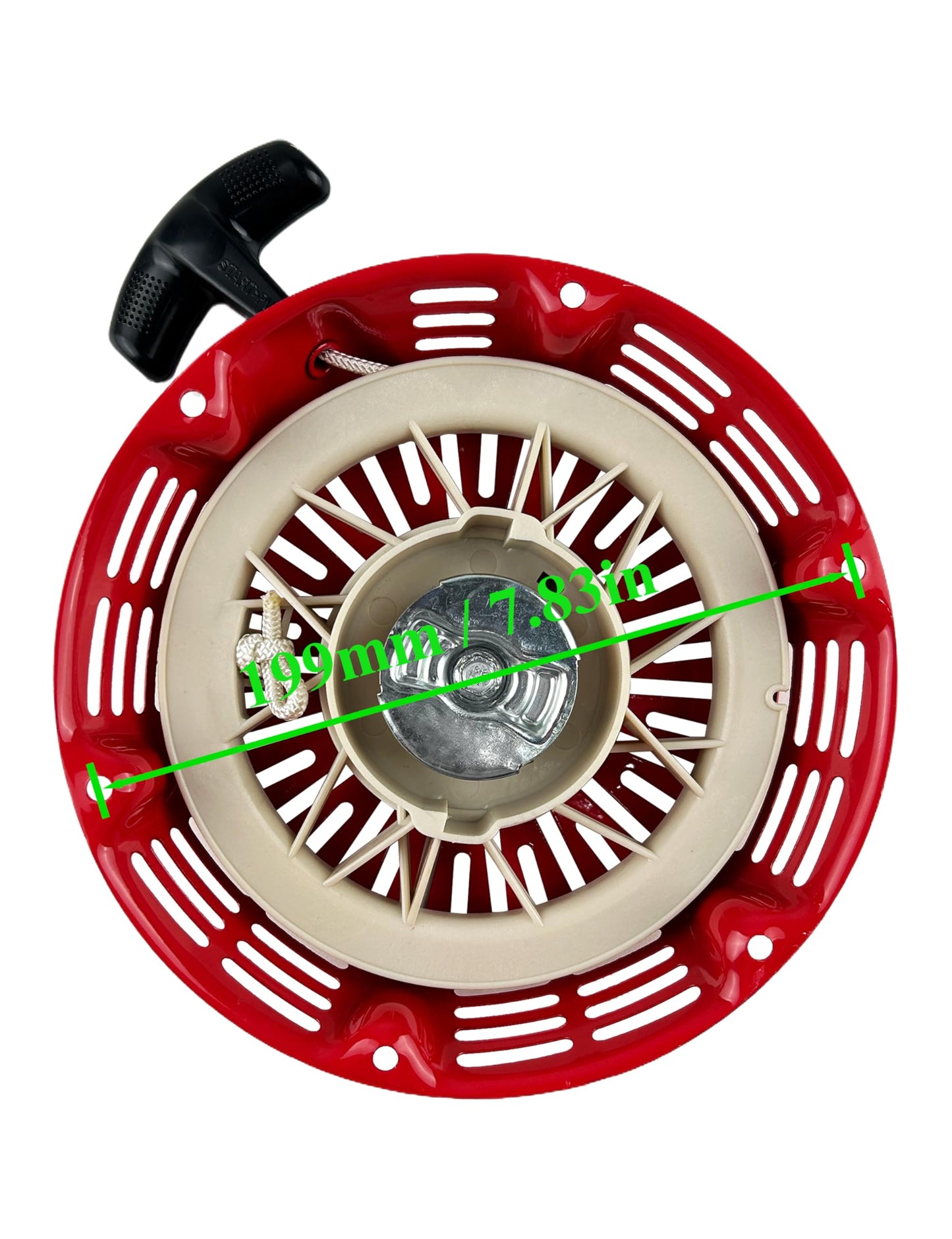 YAMAKATO GX340 GX390 Pull Start Recoil Starter Assembly for Honda GX 340 GX 390 389 420 439 cc 11 13 hp Generator Replaces 28400-ZE3-W01ZA Pull Cord Rope Aftermarket