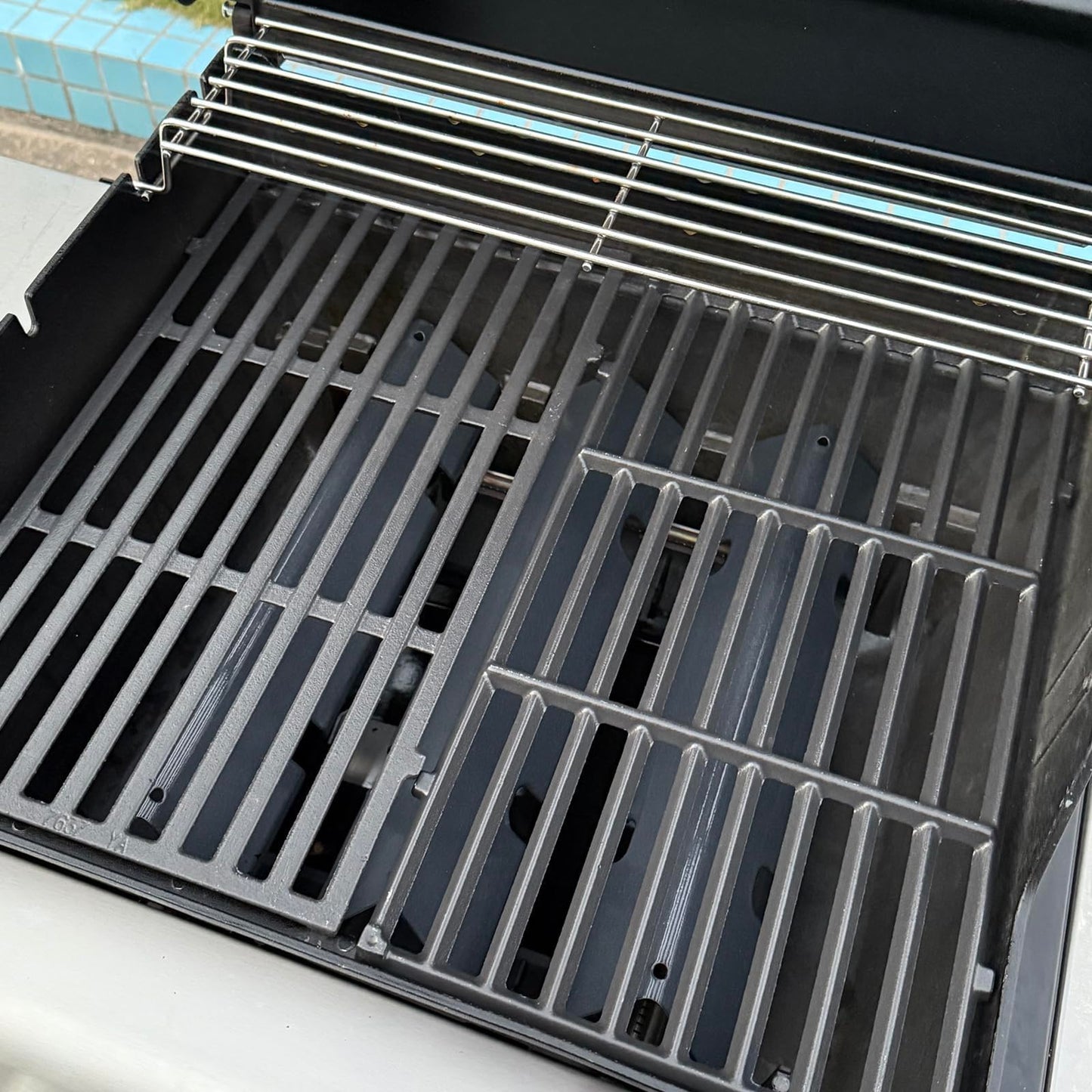 7637 Spirit II Grill Grates for Weber Spirit 2 Grill Parts GS4 Spirit II/I 200 SER E210 S210 E220,Webber Spirit 200/300(2025 Y) Replacement for Weber Grill Grate 7849 67022 69800 69799 Cast Iron 17.5"