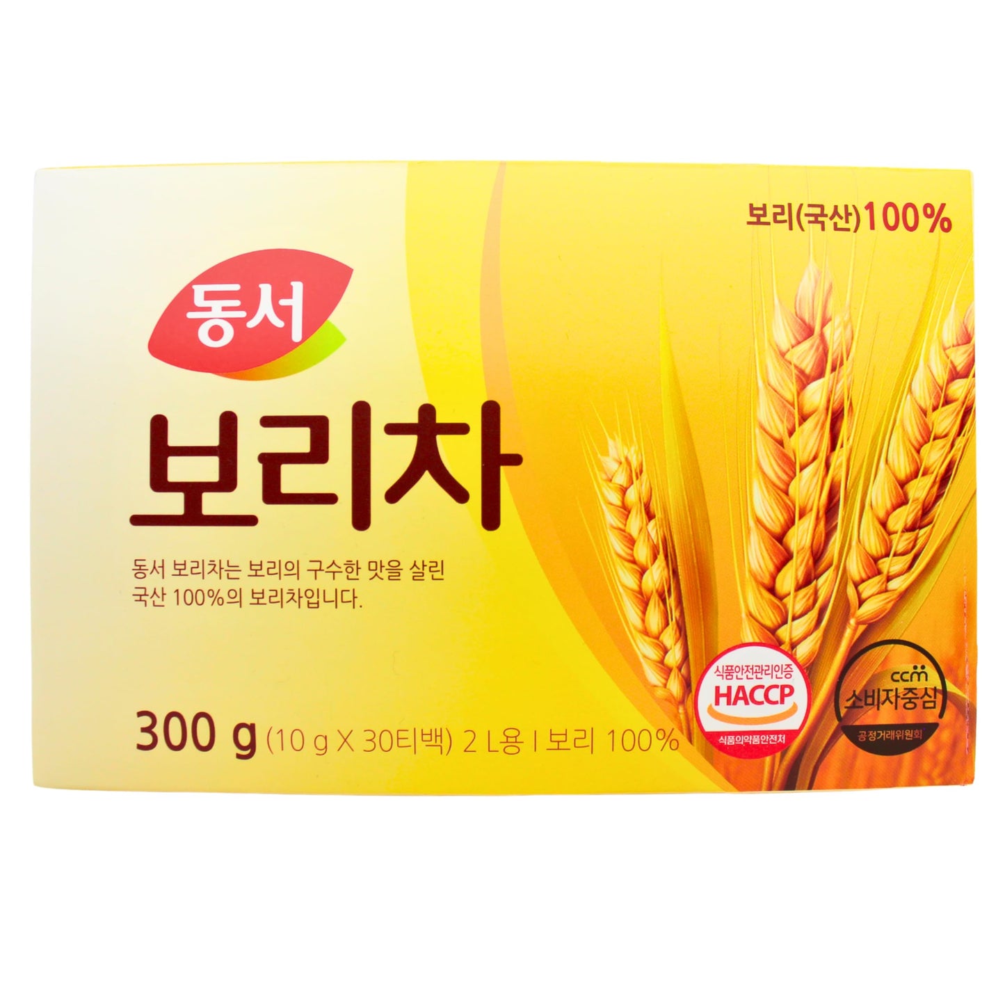 (Barley Tea, 30 TB x 1) - Dongsuh Roasted Barley Tea, 10g x 30 bags