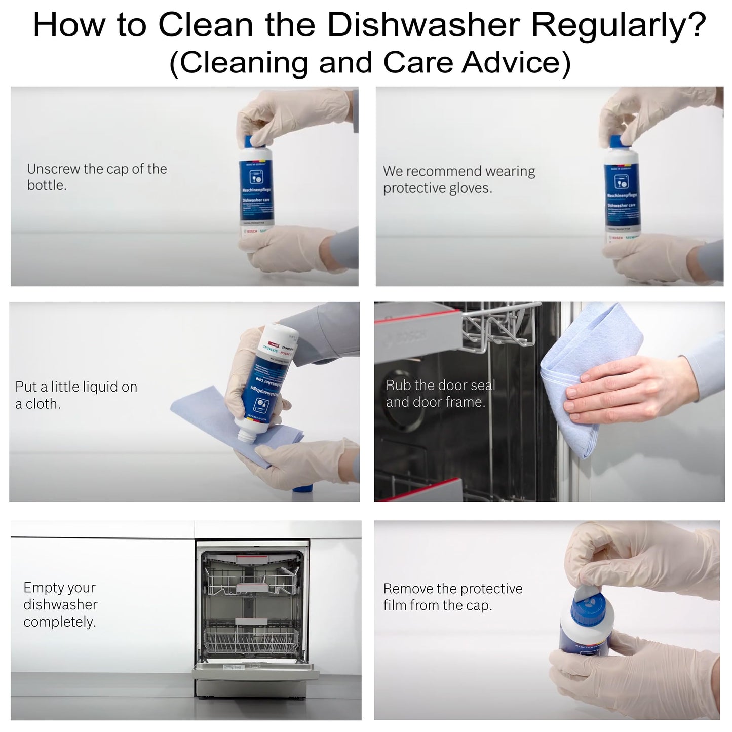 Bosch Dishwasher Machine Care