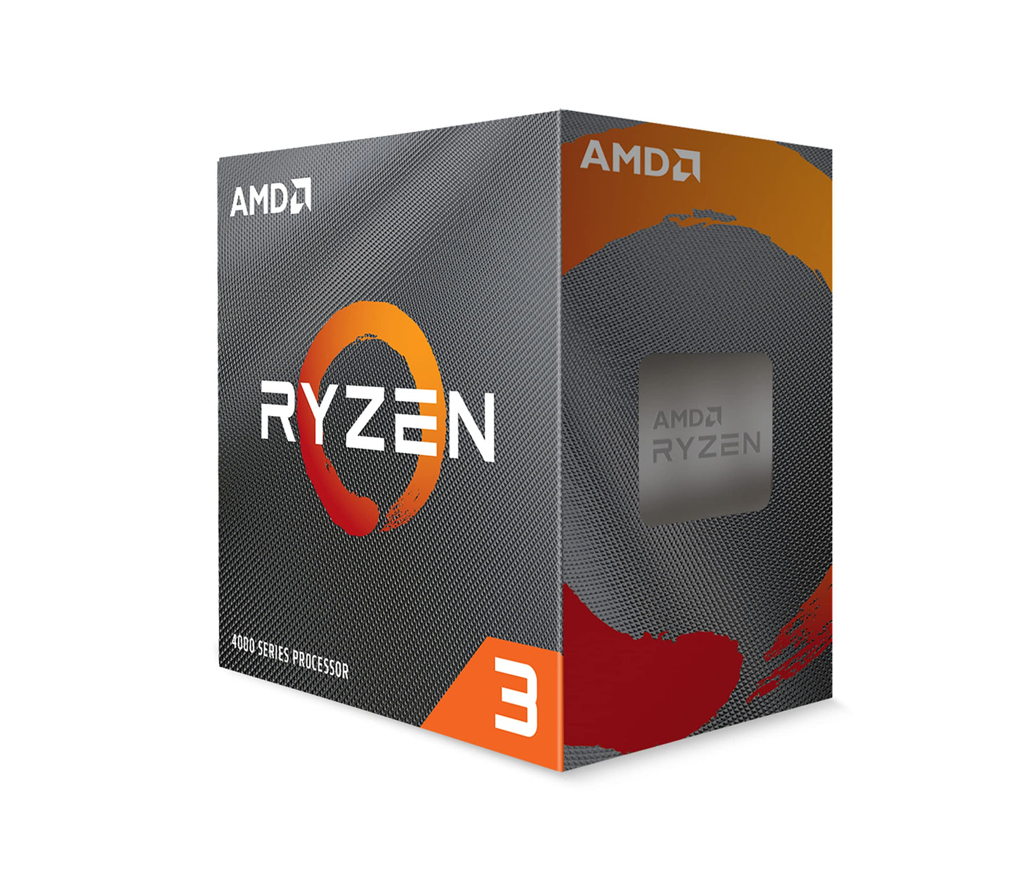 AMD Ryzen™ 3 4100 4-Core, 8-Thread Unlocked Desktop Processor with Wraith Stealth Cooler
